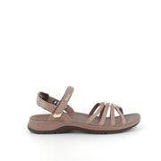 Brun Teva Tirra Traveler sandal med svangstøtte, letvægt og perfekt pasform