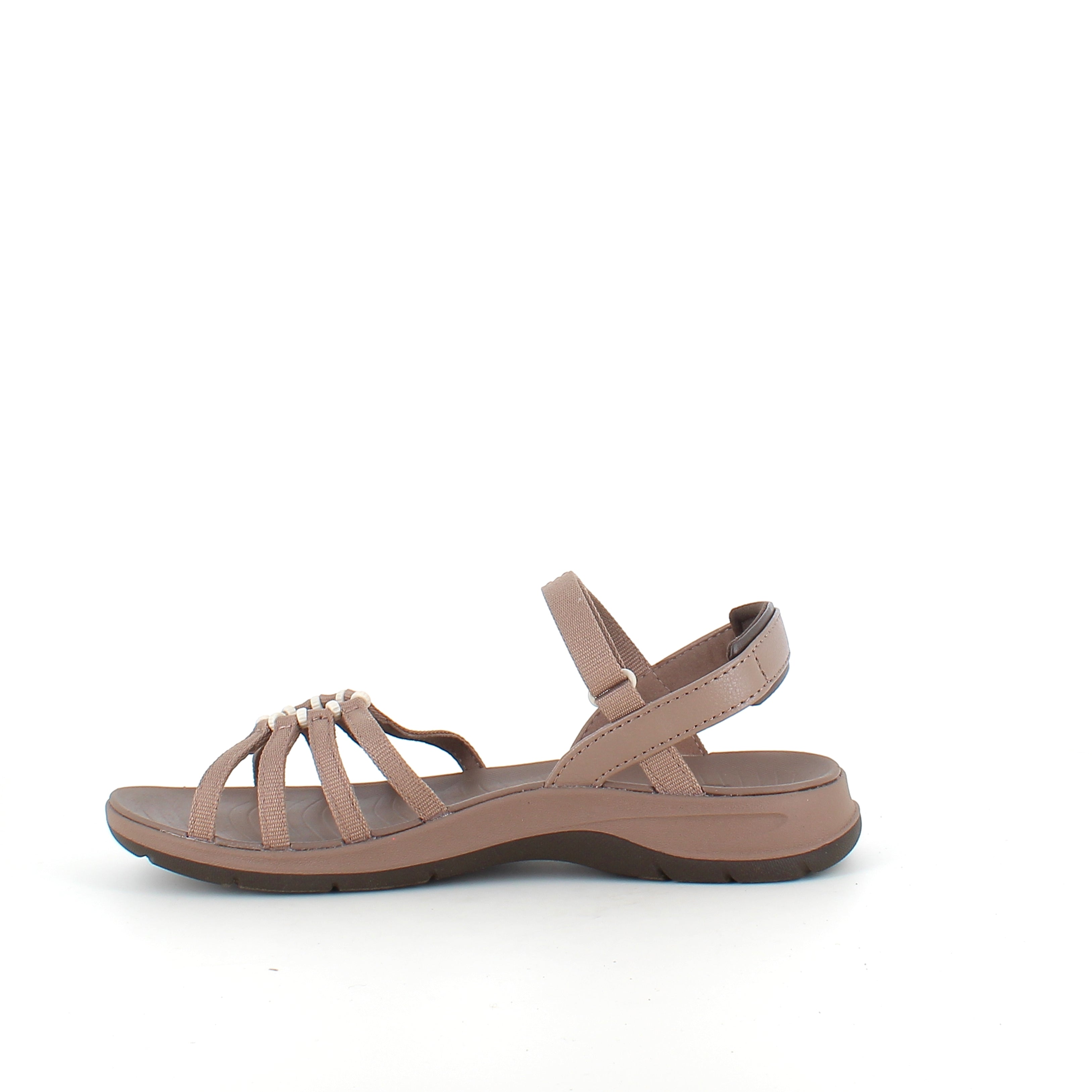 Brun Teva Tirra Traveler sandal med svangstøtte, letvægt og perfekt pasform