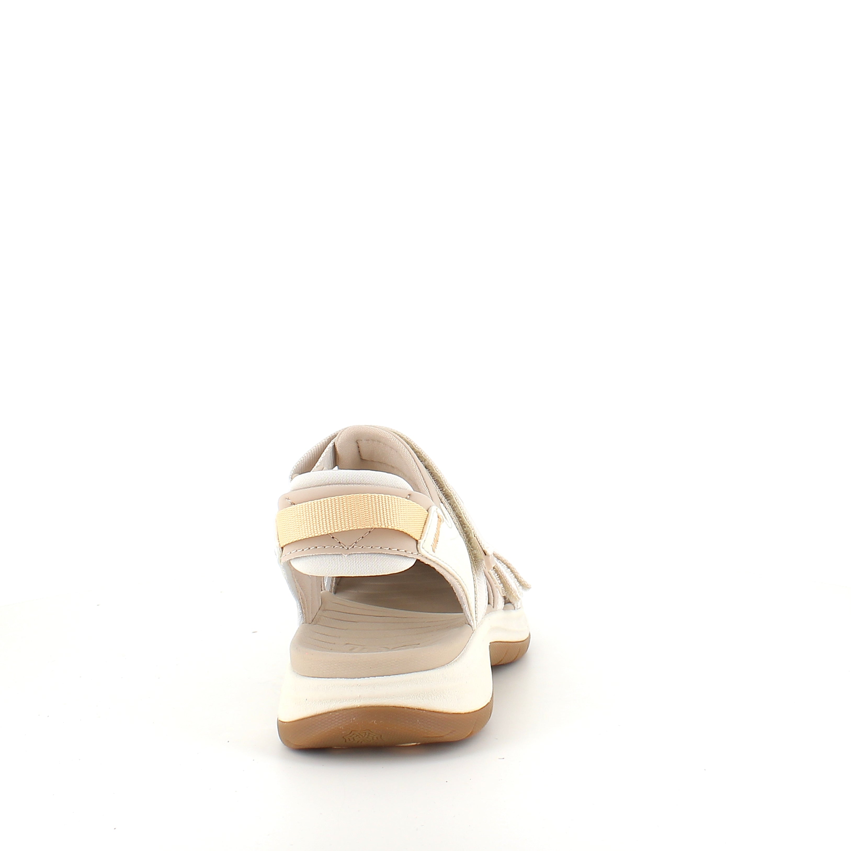 Beige Teva Tirra lukket sandal med tåbeskyttelse, svangstøtte og stødabsorbering