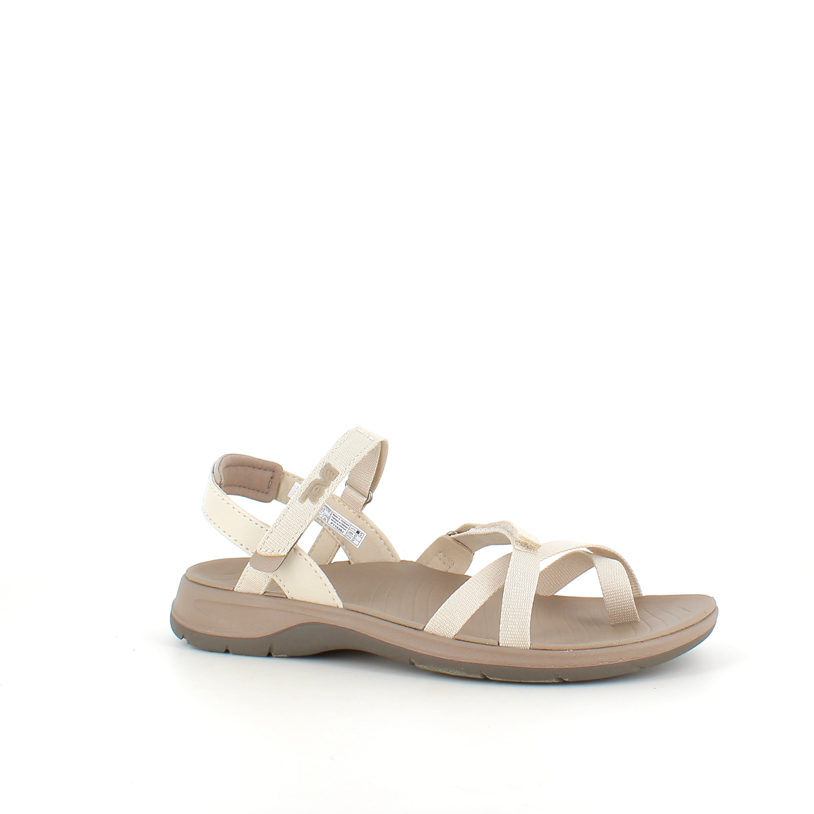 Beige Teva Tirra sandal med svangstøtte og let stødabsorbering