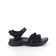 Sort Teva sandal med svangstøtte og ekstra komfort