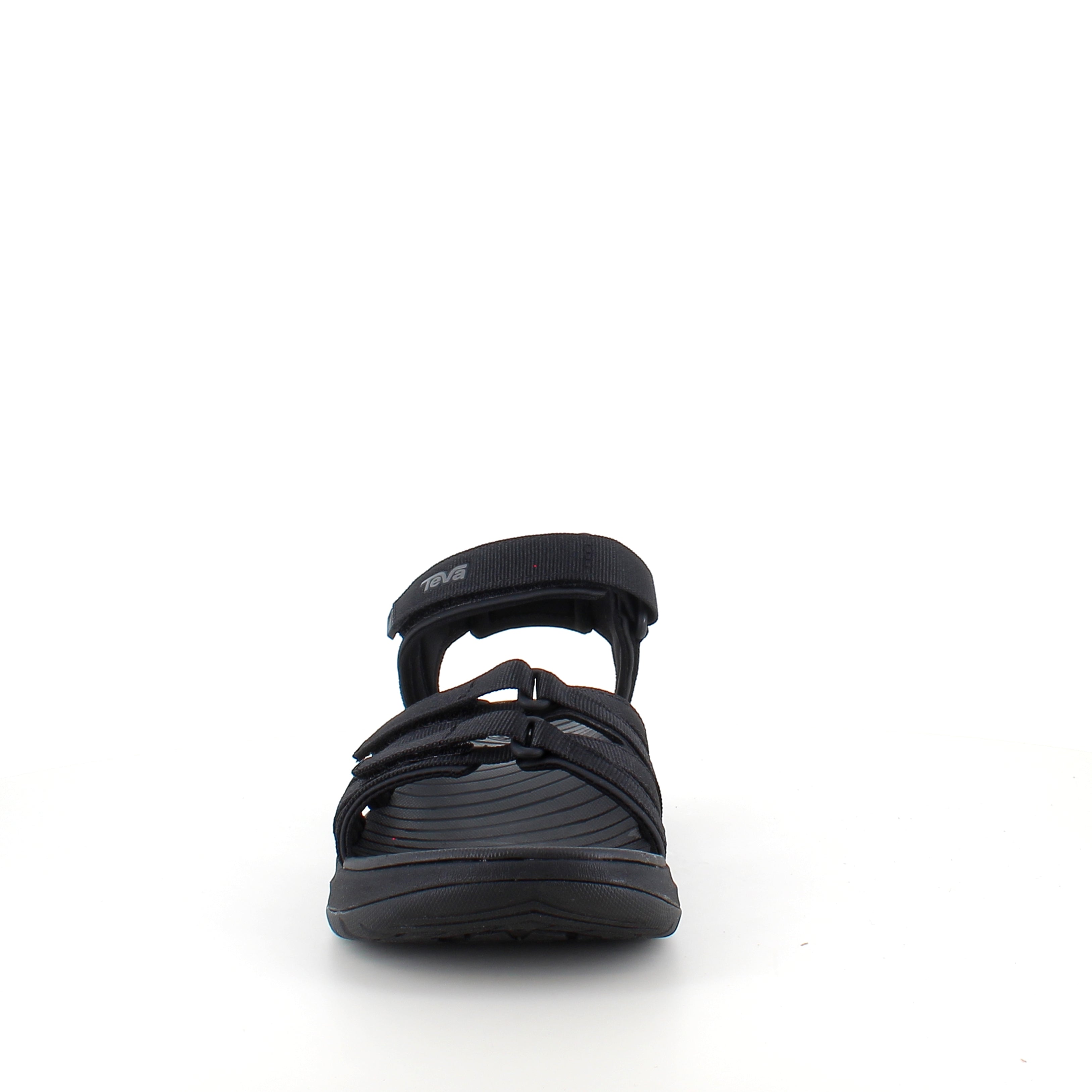 Sort Teva sandal med svangstøtte og ekstra komfort