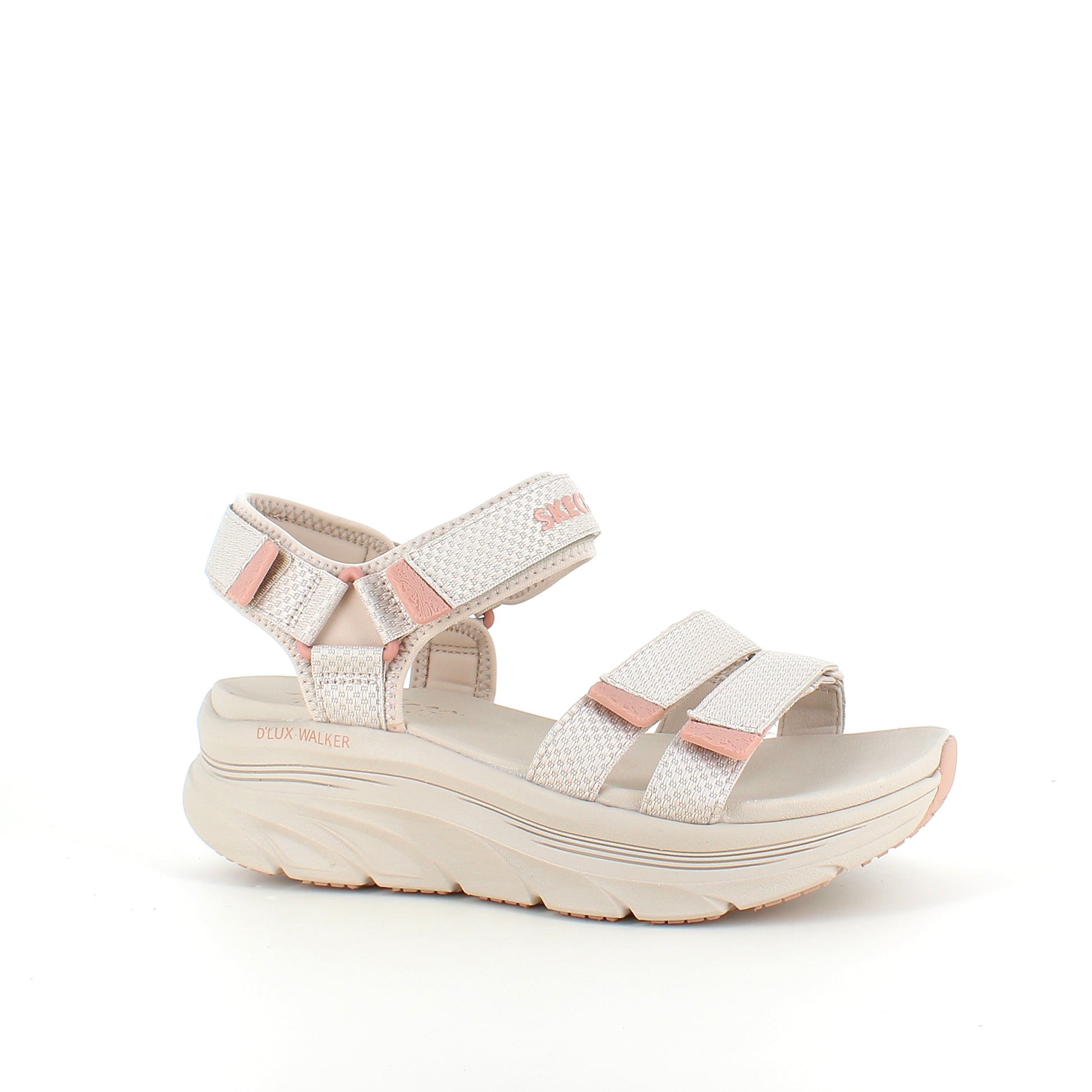 Skechers D’Lux Walker sandaler – rummelig & blød komfort til lange dage på fødderne