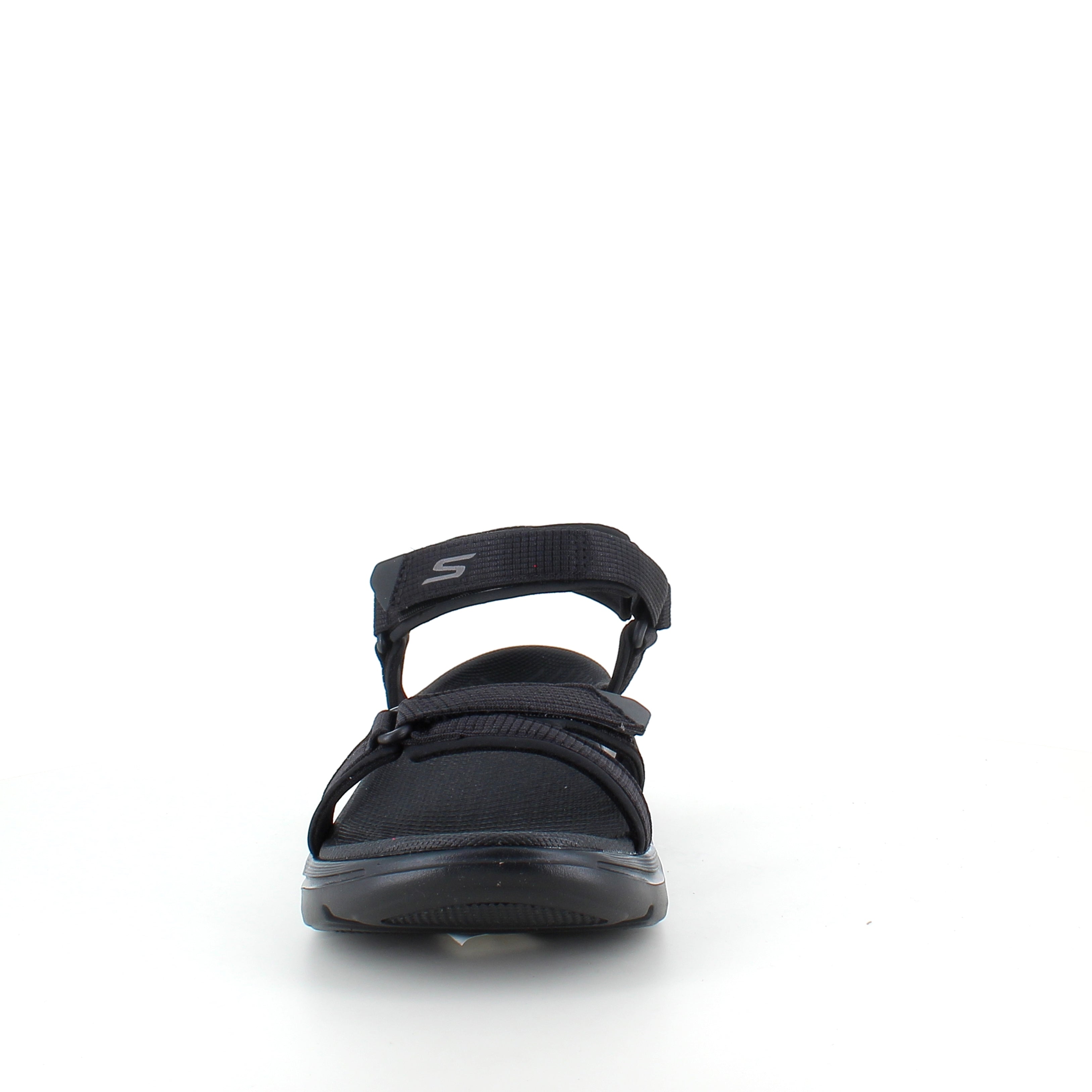 Skechers GO WALK Sandal i sort – komfort sandal med svangstøtte & stødabsorbering