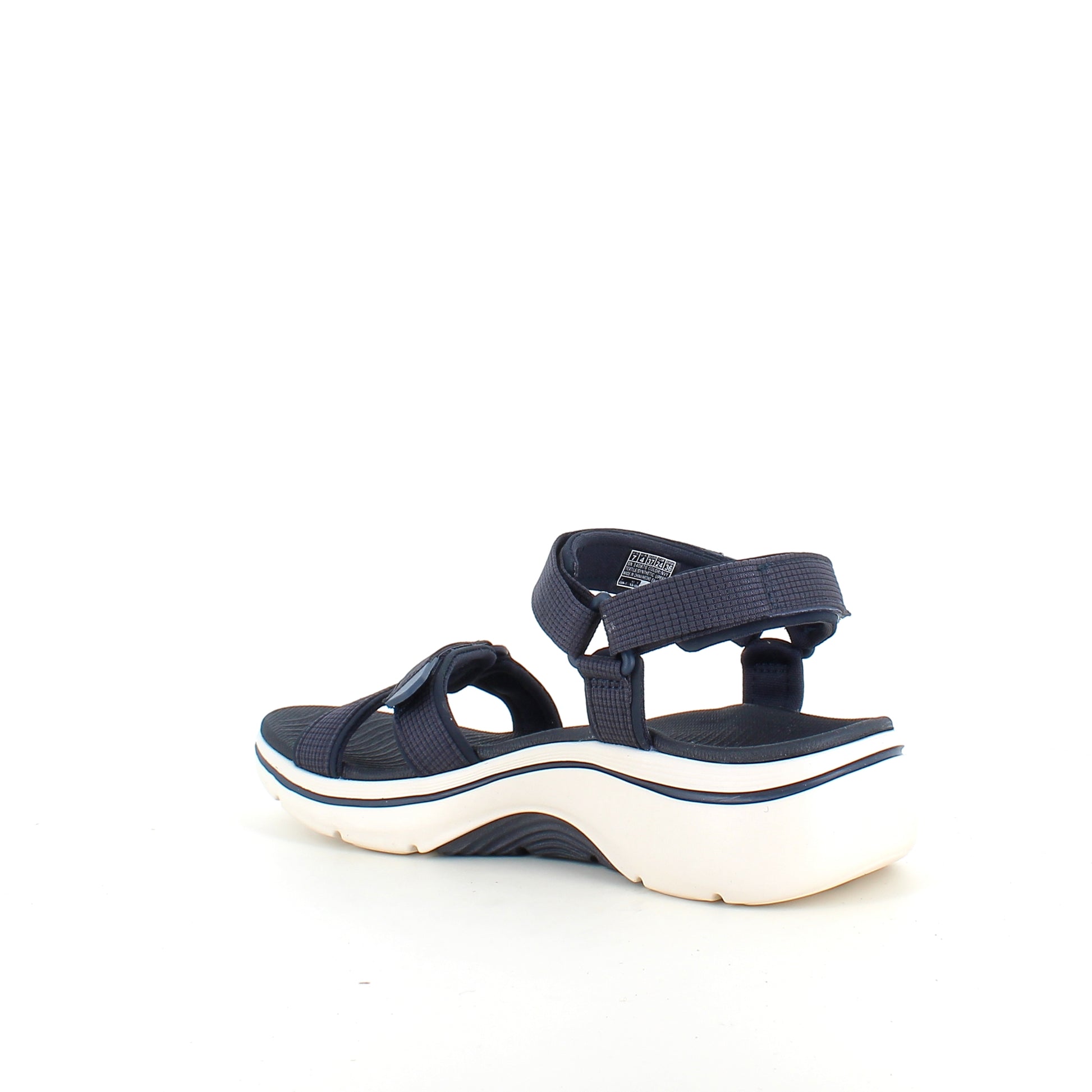 Skechers GO WALK Sandal i navy – komfort sandal med svangstøtte & stødabsorbering