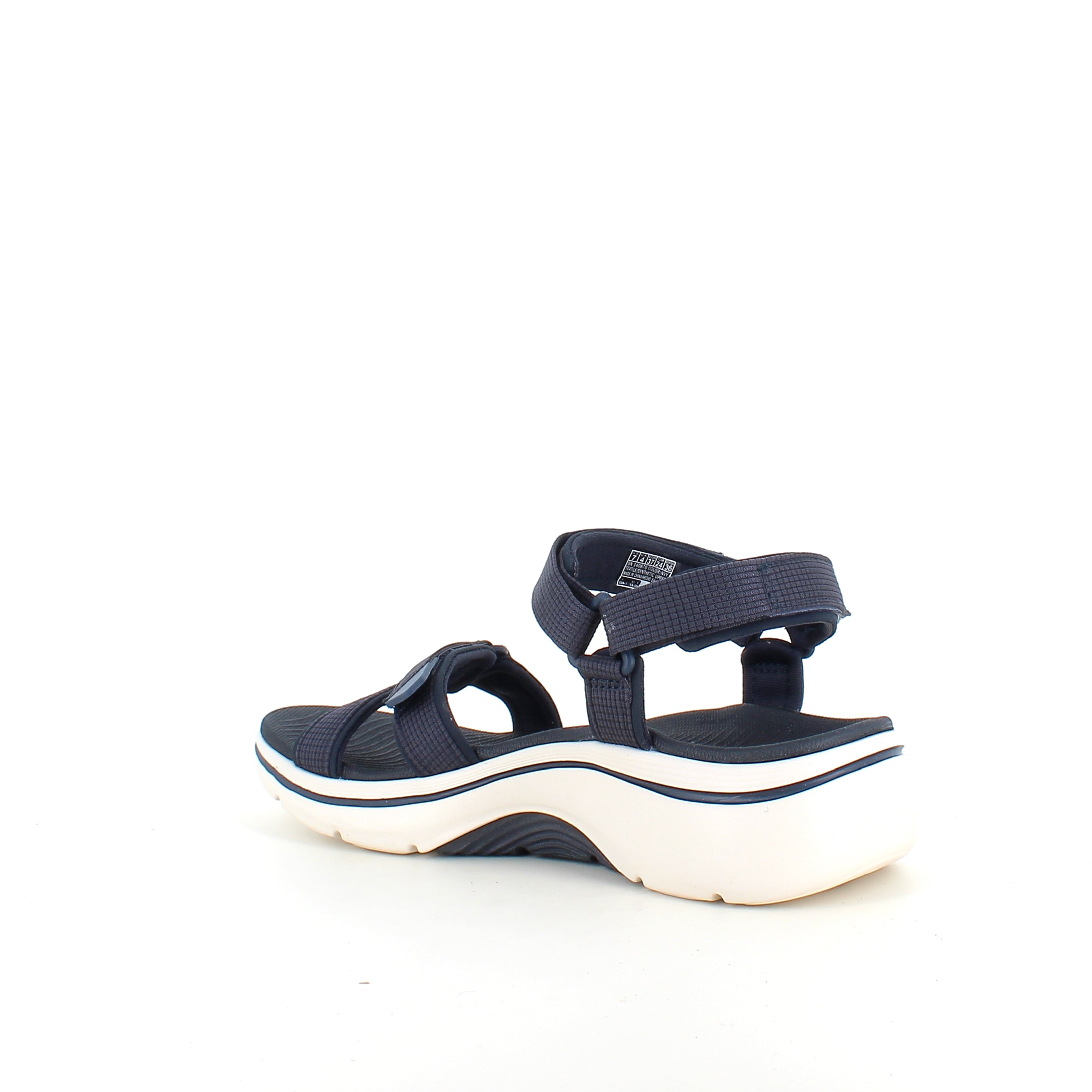 Skechers GO WALK Sandal i navy – komfort sandal med svangstøtte & stødabsorbering