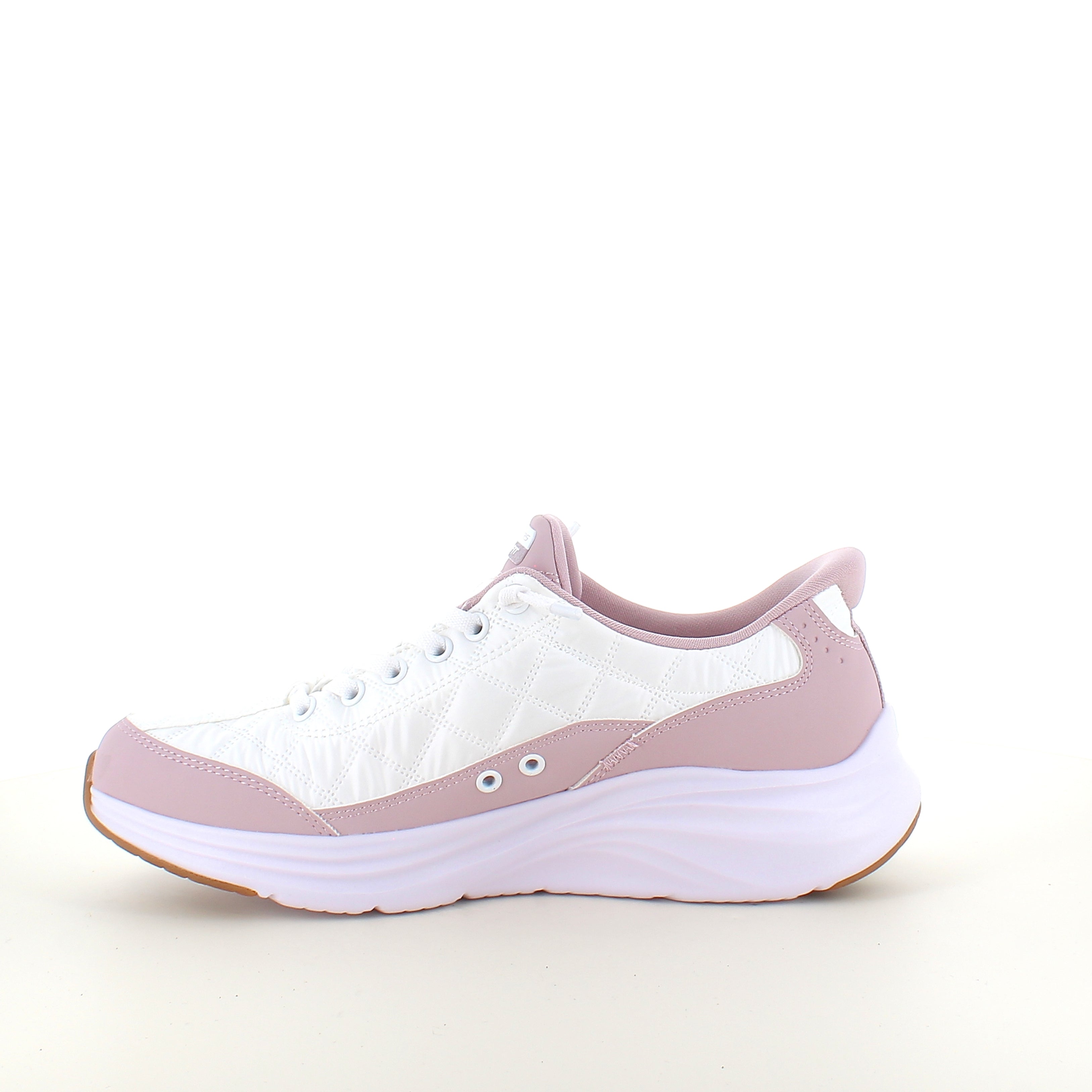 Skechers Slip-ins – Contour Foam Cozy Fit – hvid/lavendel