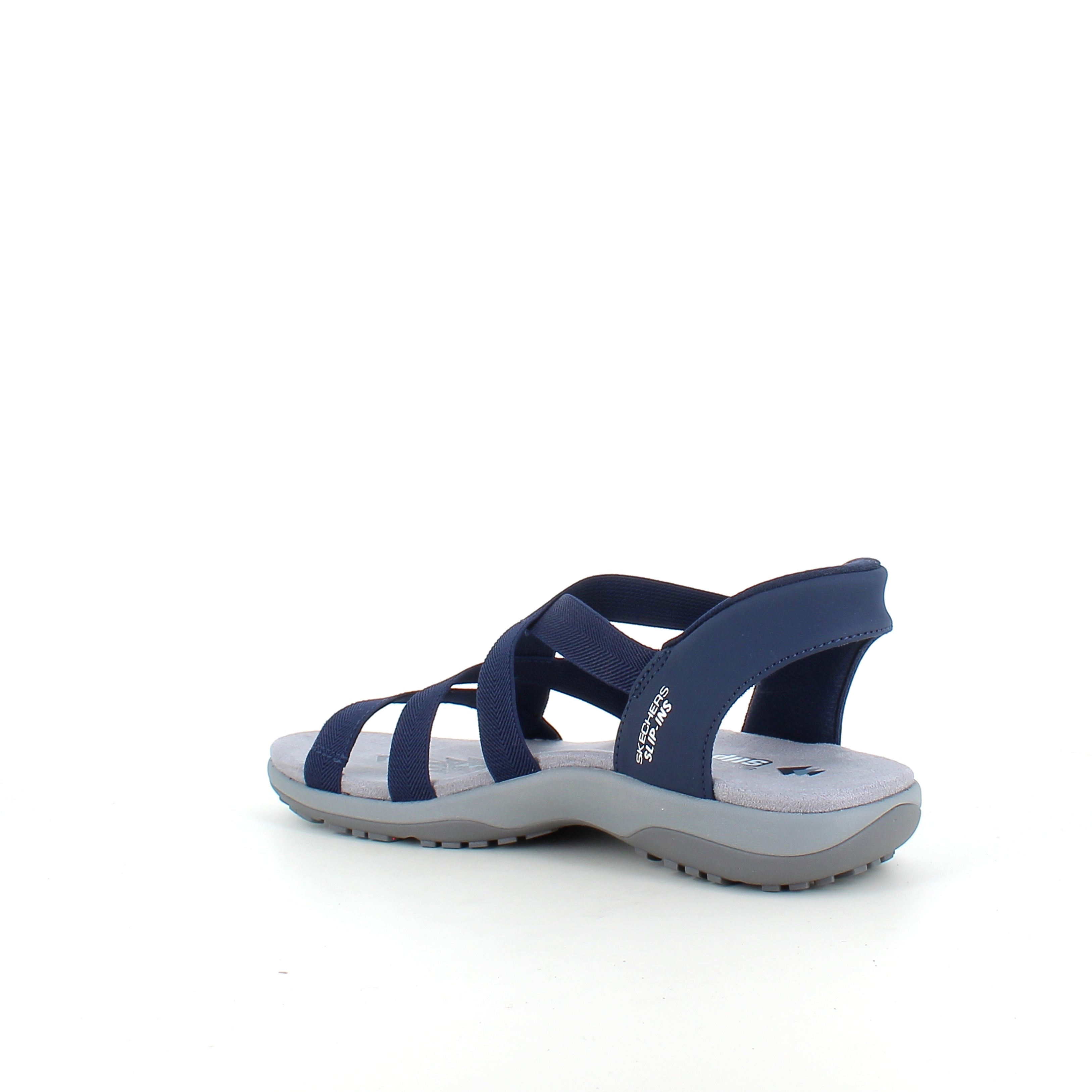 Skechers Slip-ins sandal i navy – let, fleksibel & komfortabel sandal