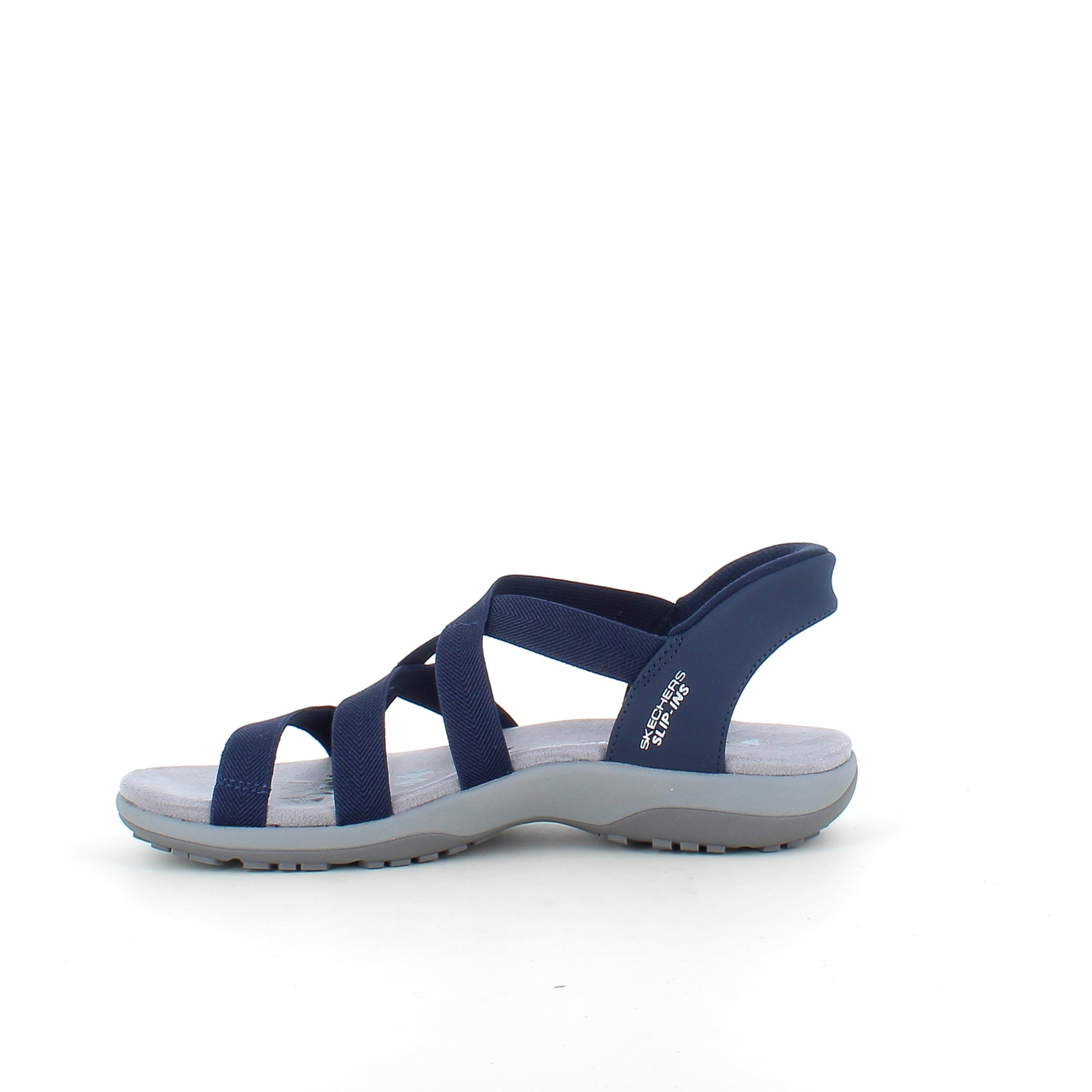 Skechers Slip-ins sandal i navy – let, fleksibel & komfortabel sandal