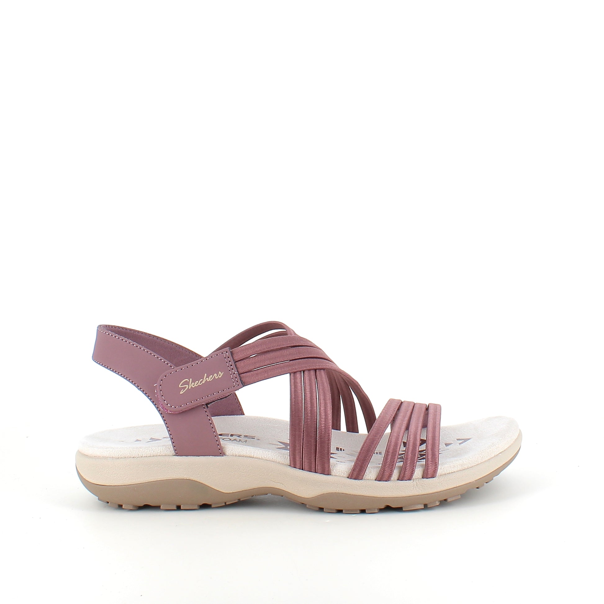 Skechers sandaler med elastiske remme – let, fleksibel & vaskbar