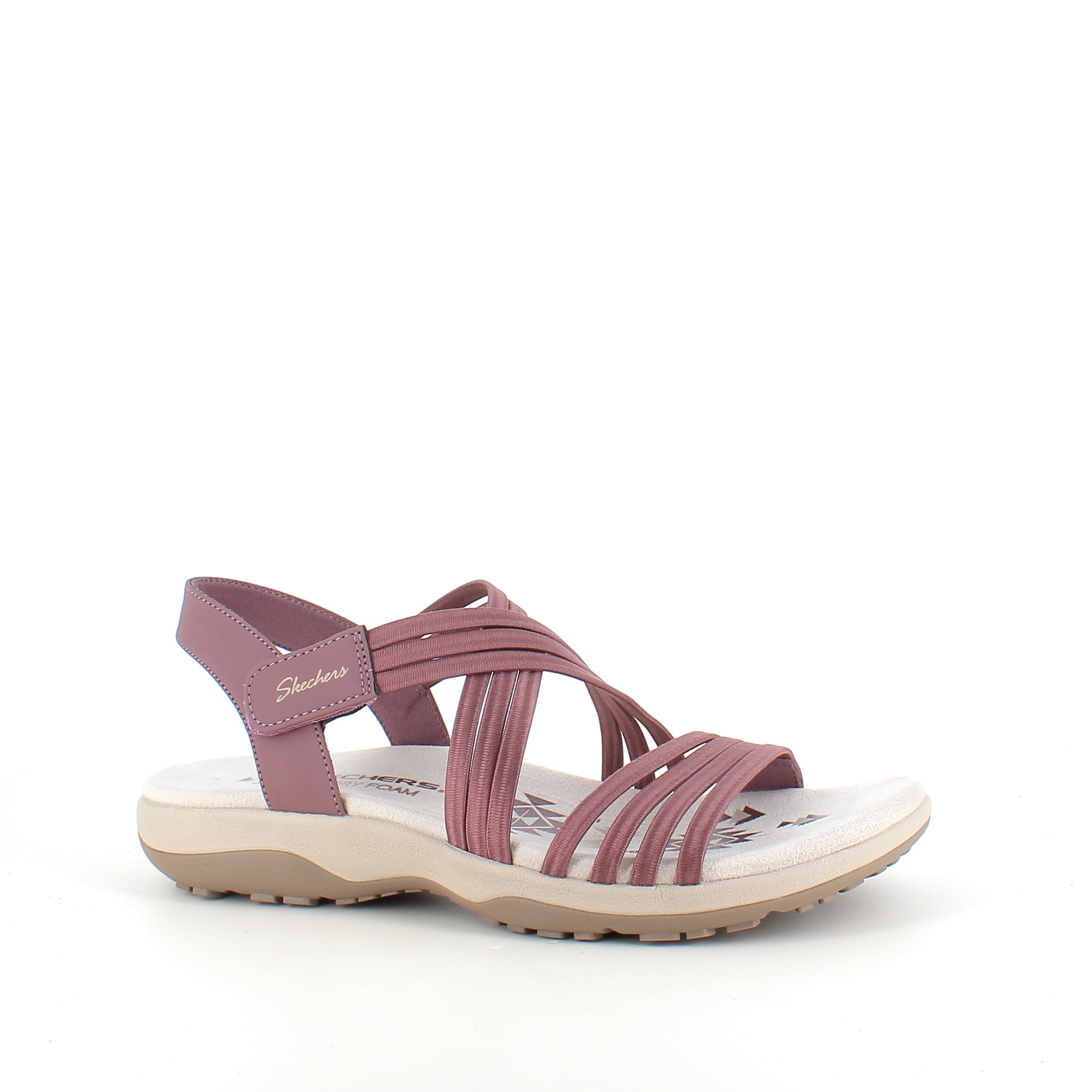 Skechers sandaler med elastiske remme – let, fleksibel & vaskbar