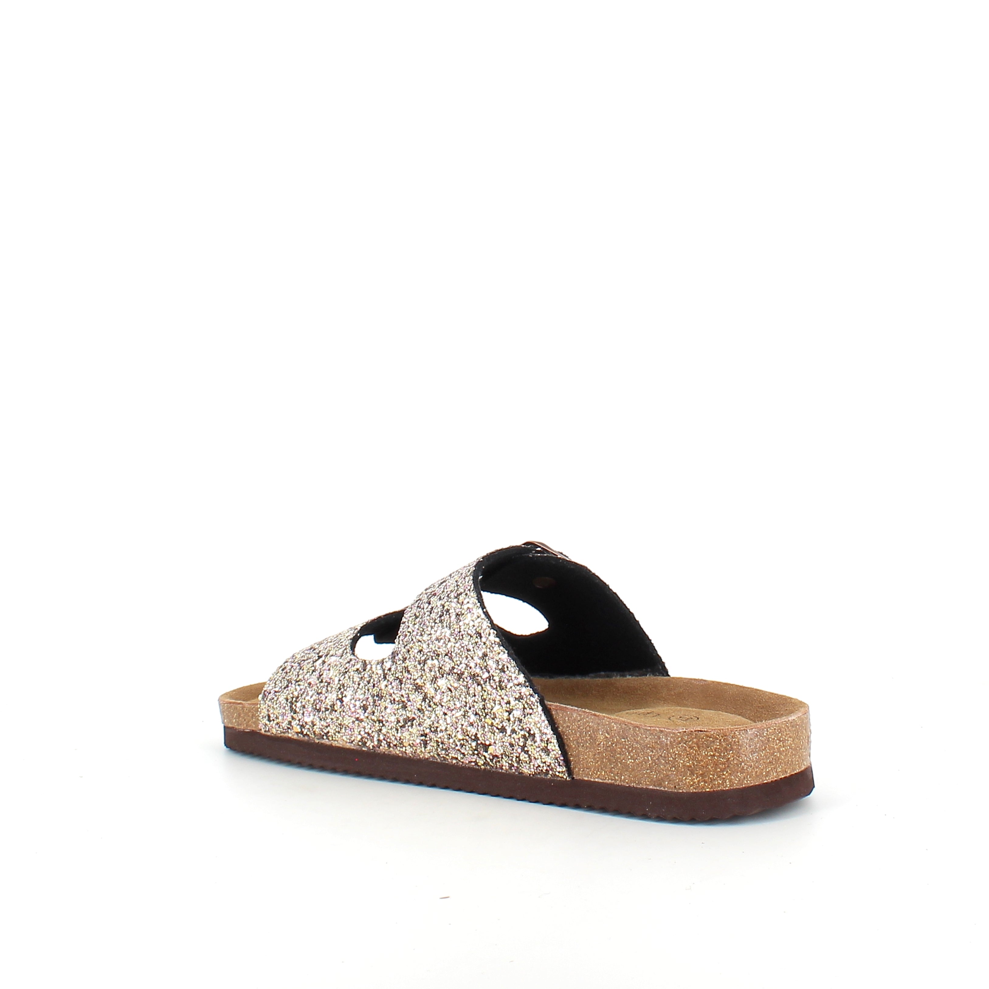 CPH Comfort Bio sandal med spænder i Gold Glitter – komfort & elegant look