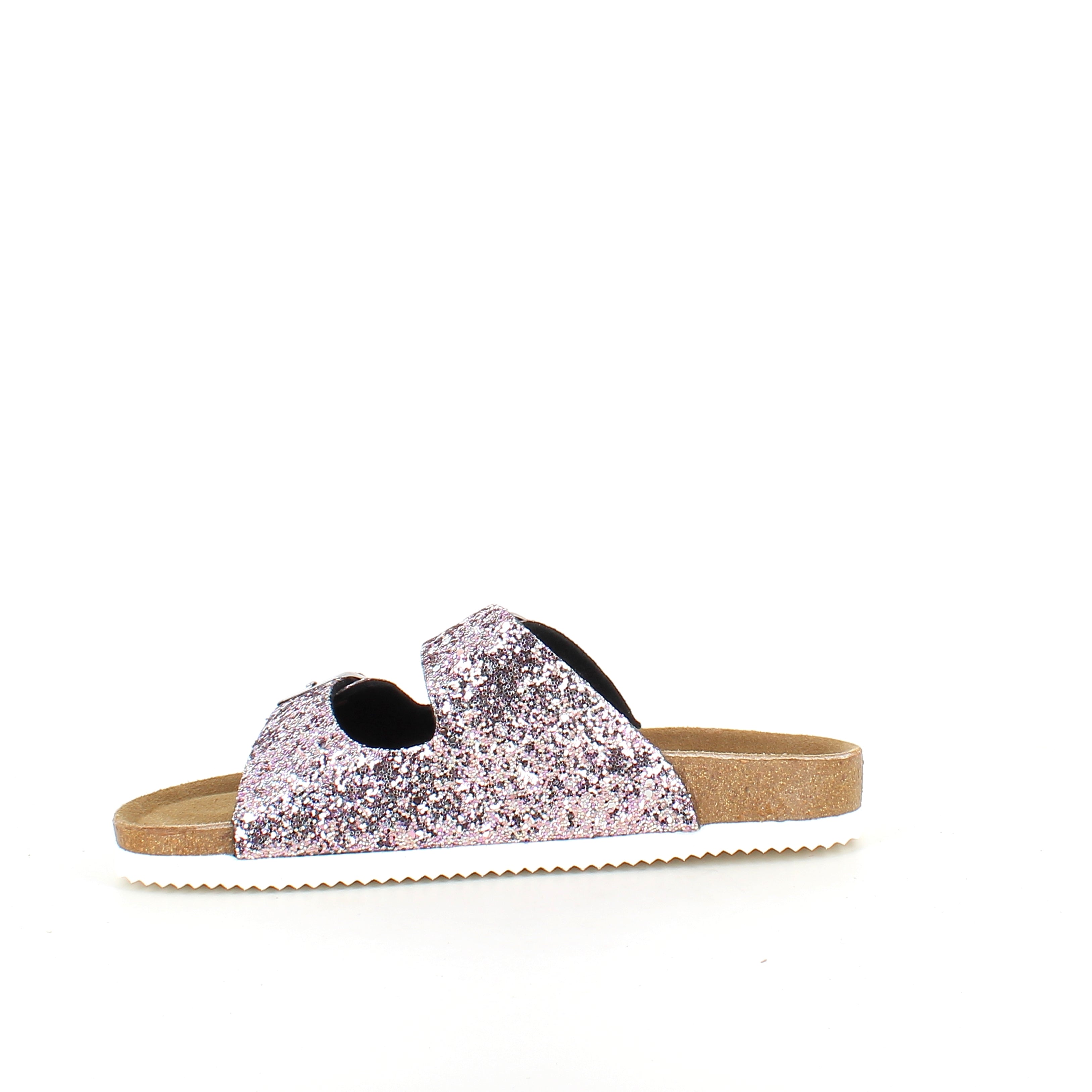 CPH Comfort Bio sandal med spænder i Rose Glitter – blød komfort & feminint udtryk