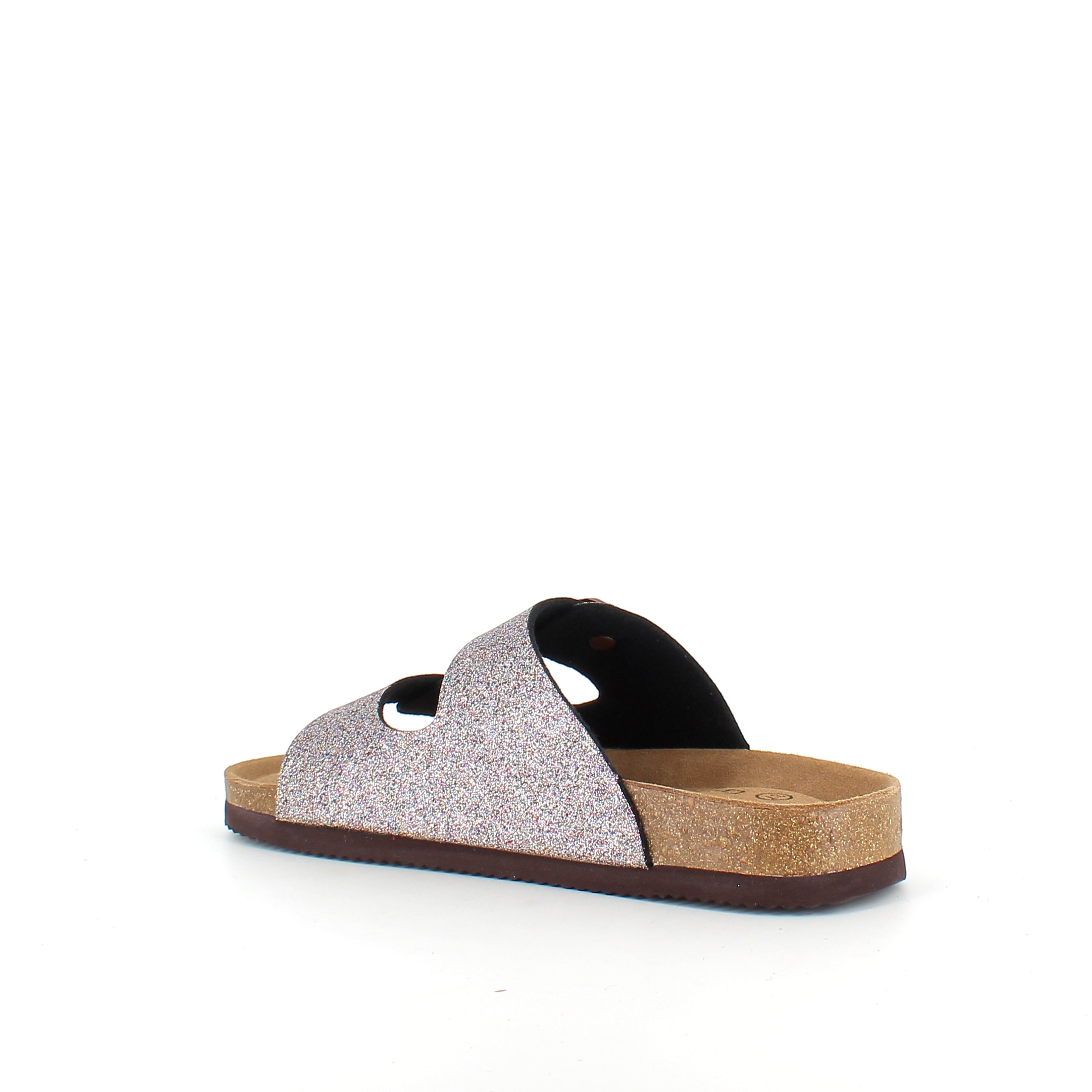 CPH Comfort Bio sandal med spænder i Multi Glitter – komfort & støtte med et livligt udtryk