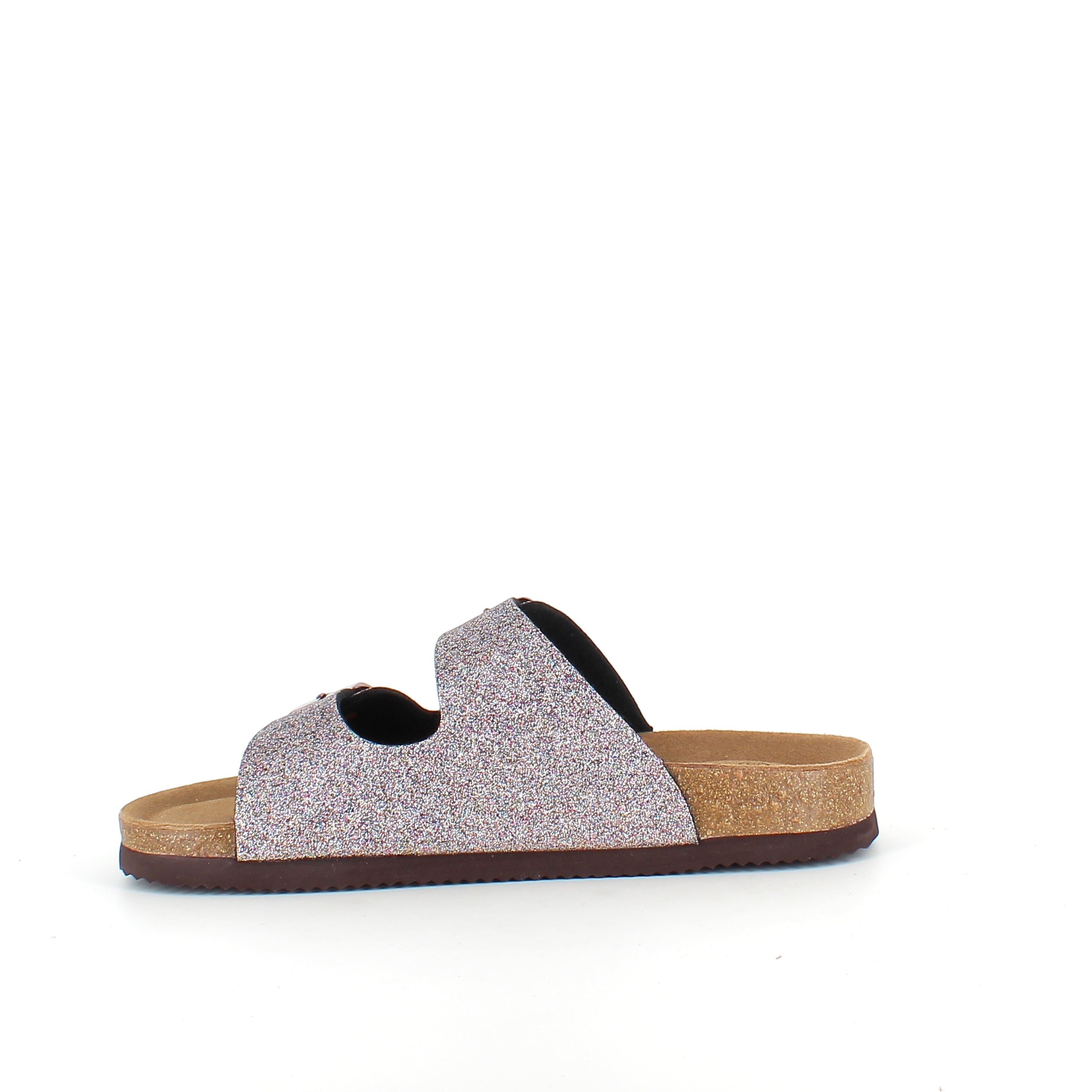 CPH Comfort Bio sandal med spænder i Multi Glitter – komfort & støtte med et livligt udtryk