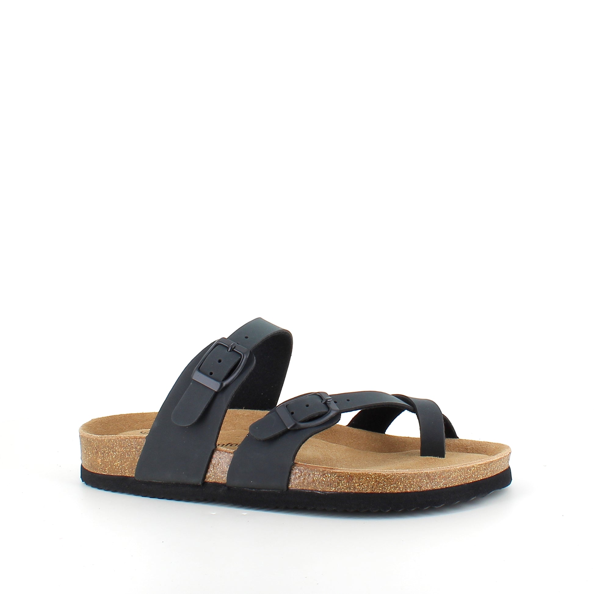 CPH Comfort Bio Cross Over sandal i sort – komfort & stabilitet til hverdag