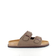 Slip on biosandal i brun – blød komfort & støtte fra Sygeplejebutikken