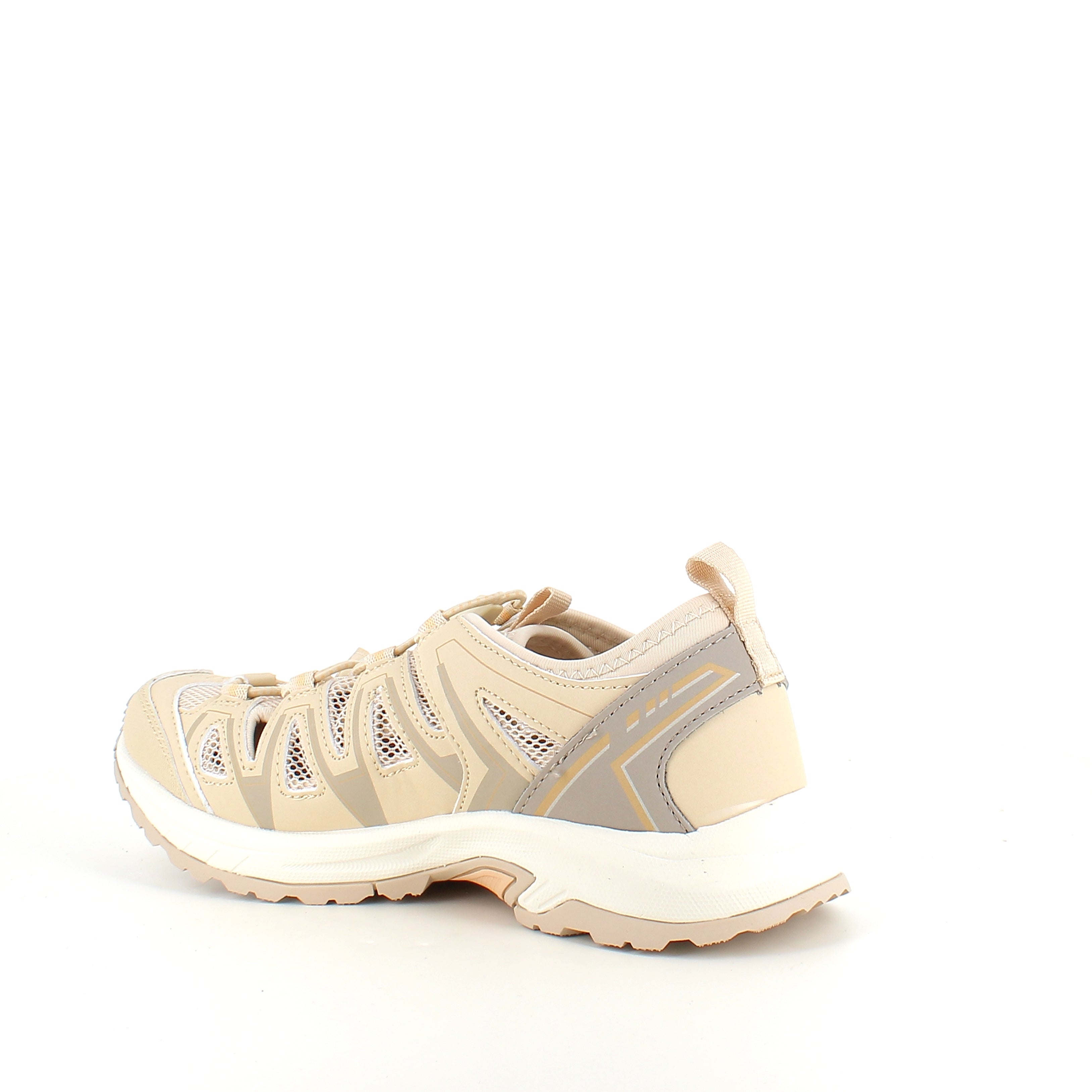 Whistler Puente W Shoe – Ekstra åndbar sneaker i beige med elastiksnøre