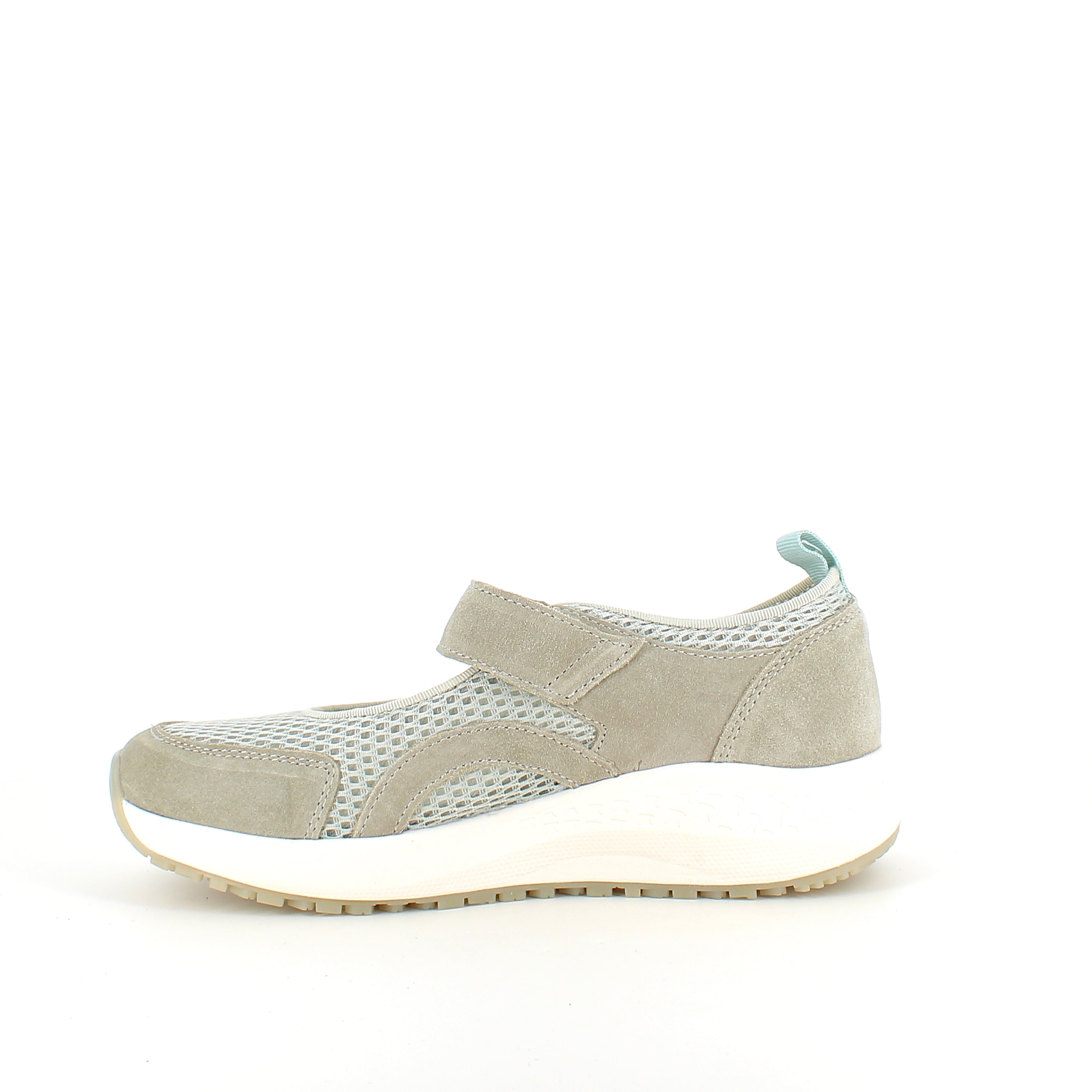 Green Comfort ballerina – Støvet grøn