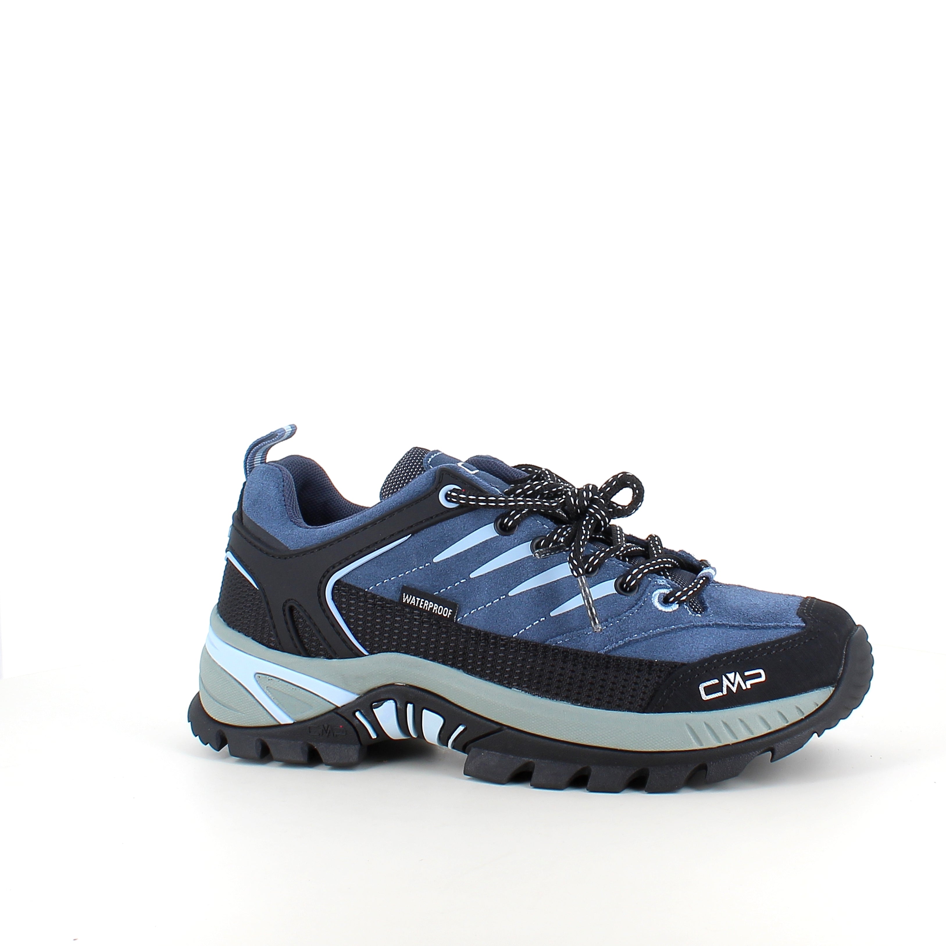 CMP Rigel vandtæt vandresko – blå vandresko i ruskind & tekstil