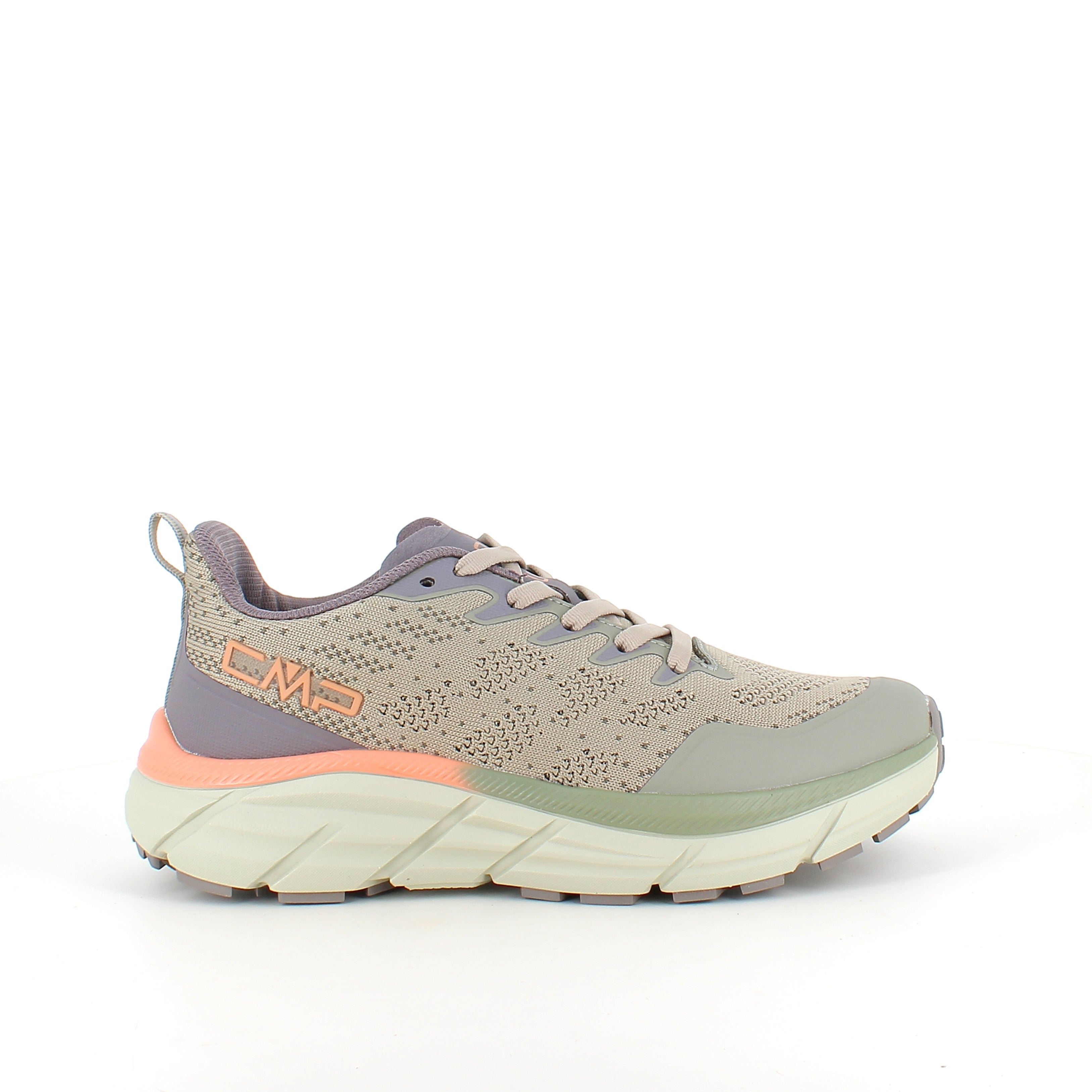 CMP Rahmsy Wmn Multifunctional Shoes – oliven med orange detalje ved hælen