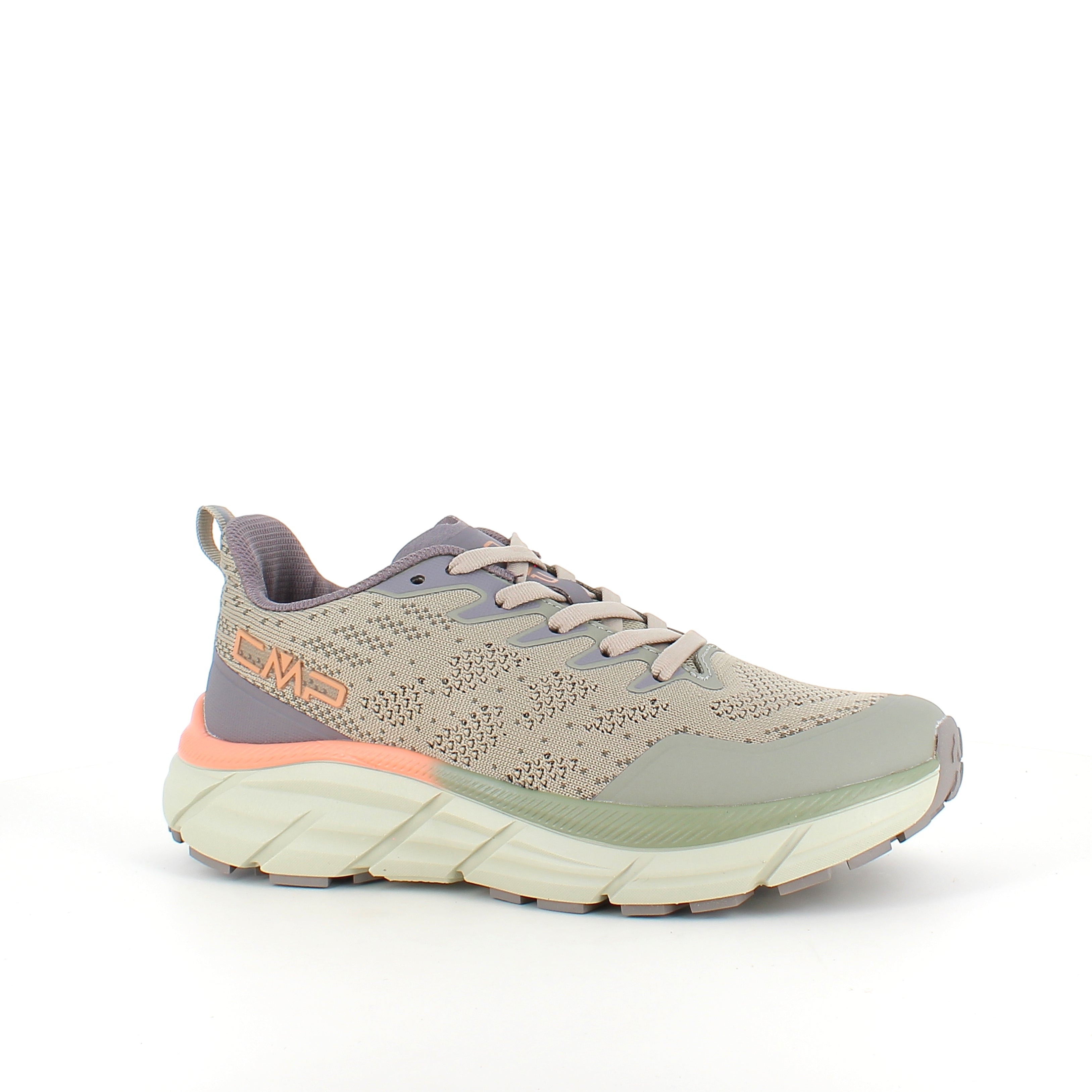 CMP Rahmsy Wmn Multifunctional Shoes – oliven med orange detalje ved hælen
