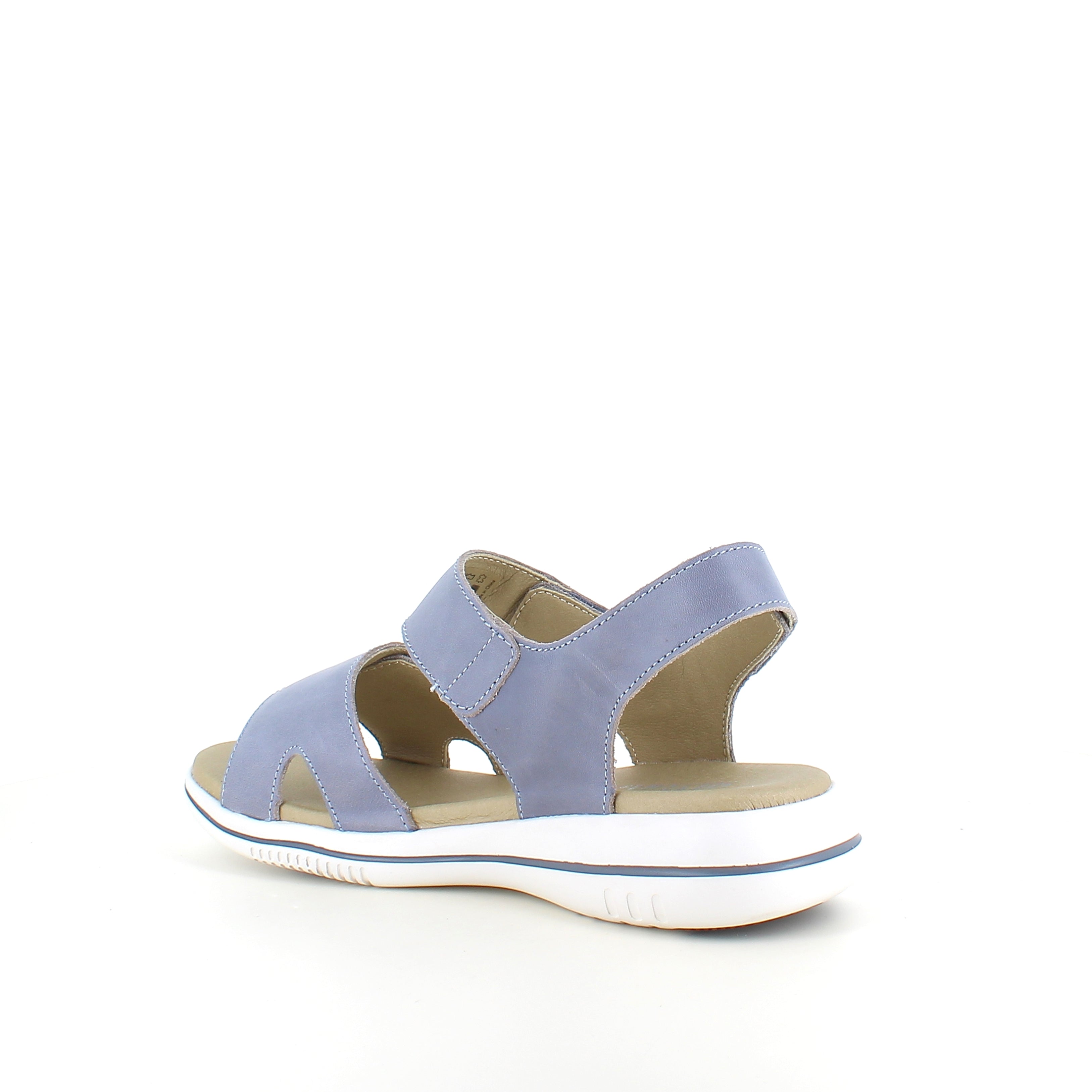 Green Comfort Leaf sandal – lys blå sandal med velcro & EnergySole™