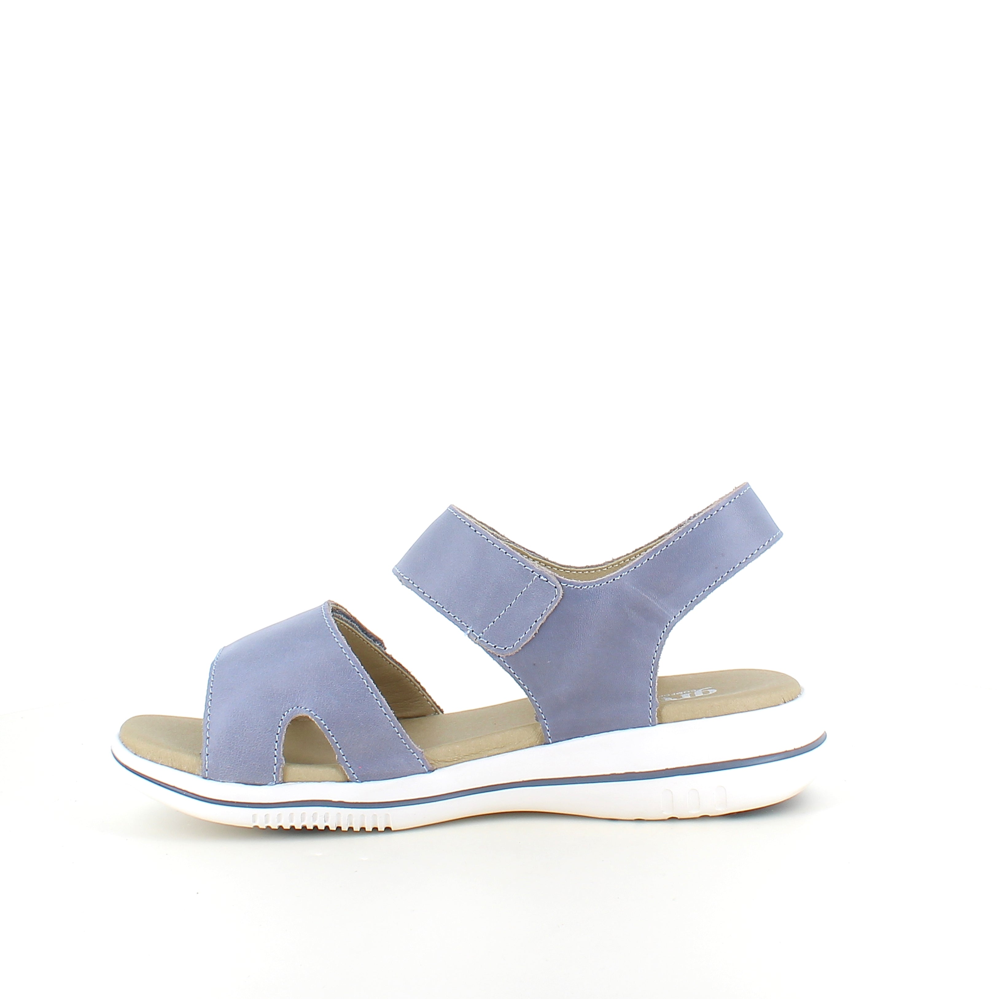 Green Comfort Leaf sandal – lys blå sandal med velcro & EnergySole™
