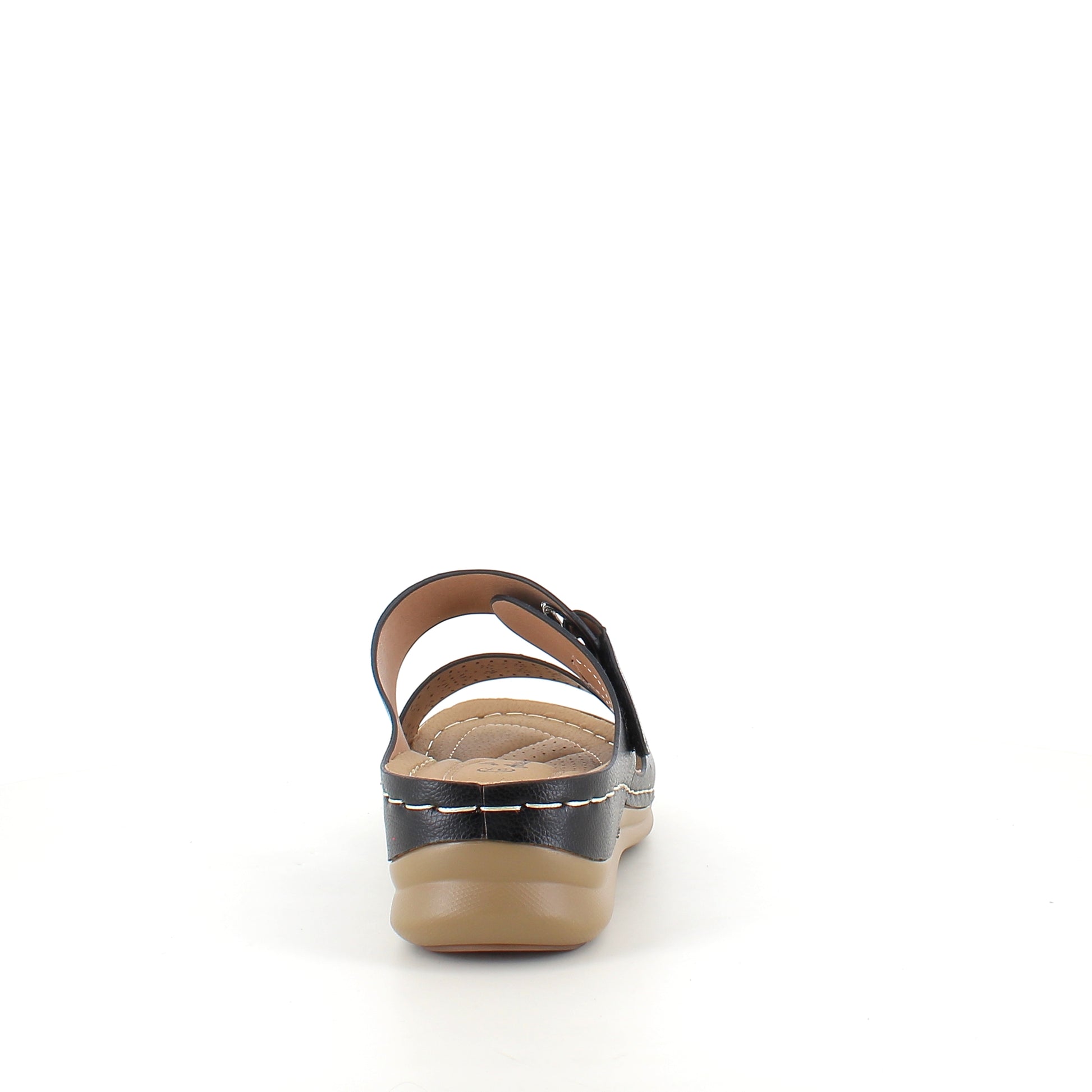 Kilehæl sandal – sort model
