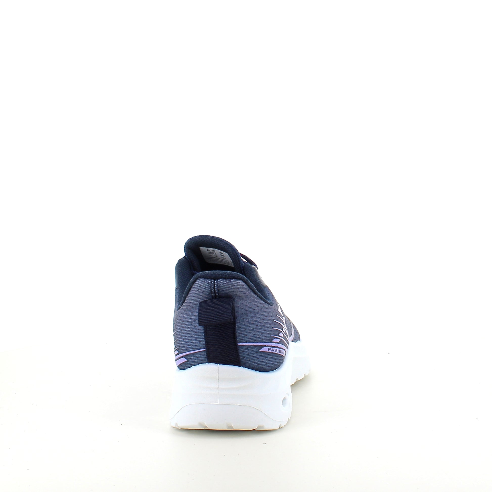 Blå letvægts sneakers i mesh med stødabsorberende sål