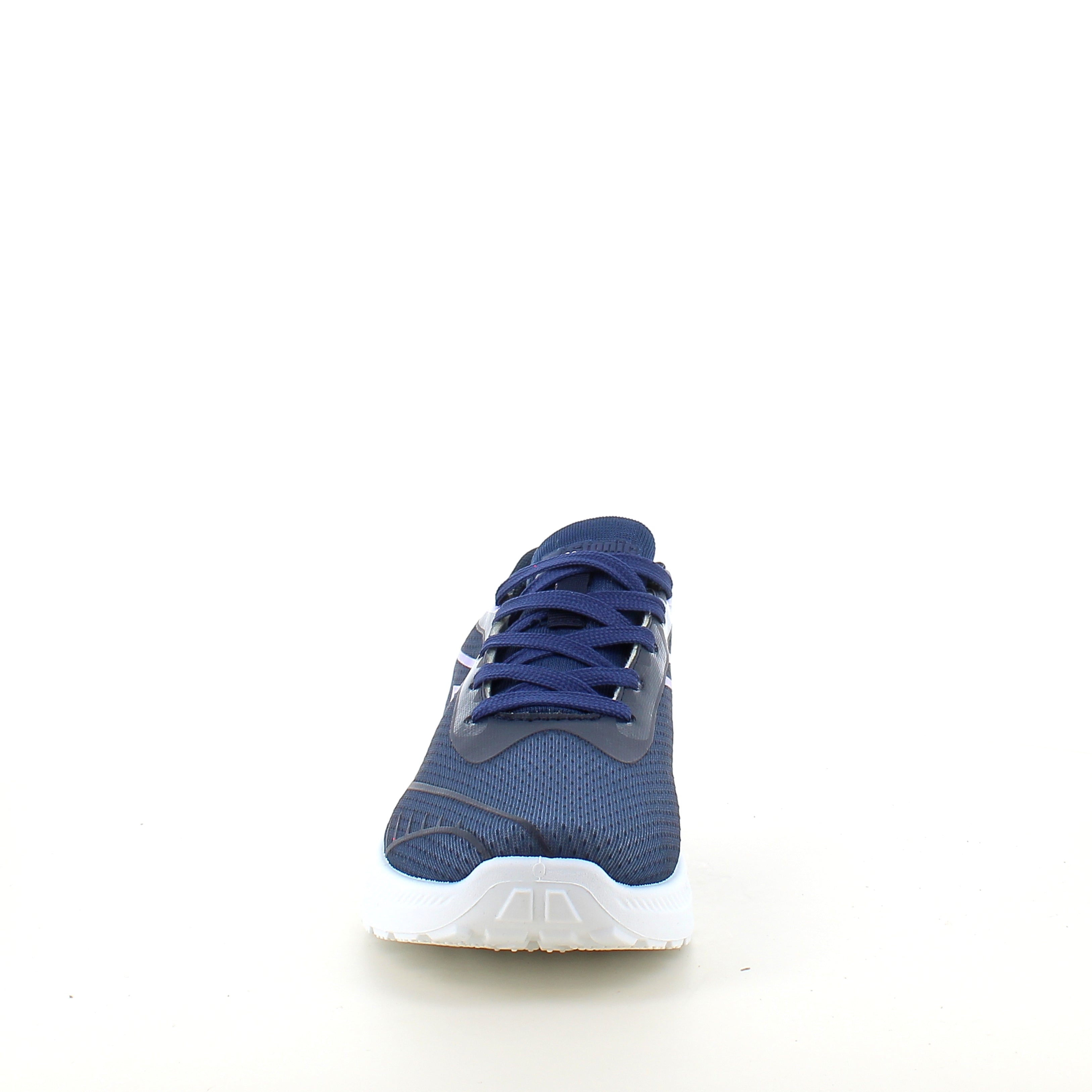 Blå letvægts sneakers i mesh med stødabsorberende sål