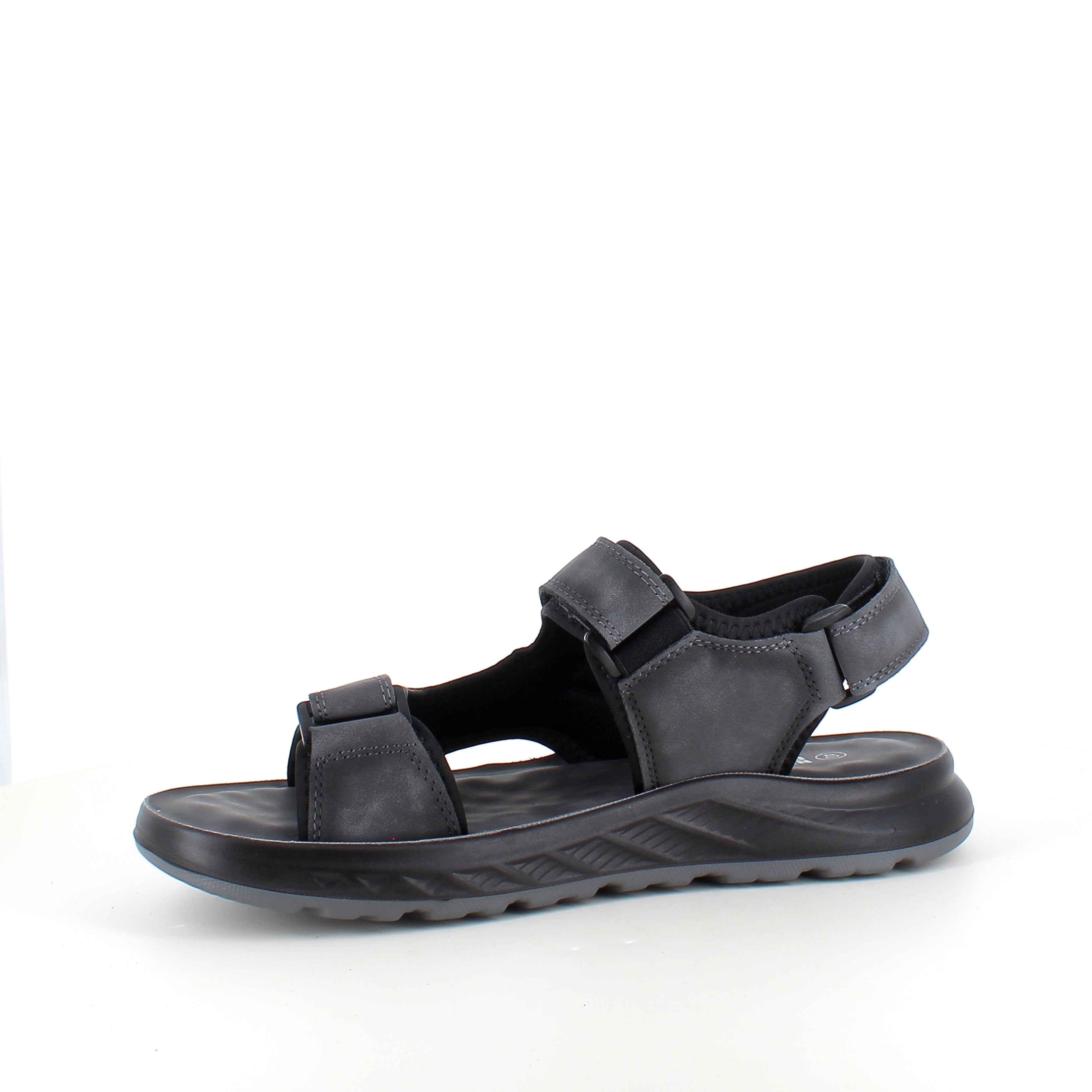 Åben herresandal med velcroremme – komfortabel sandal med god bredde