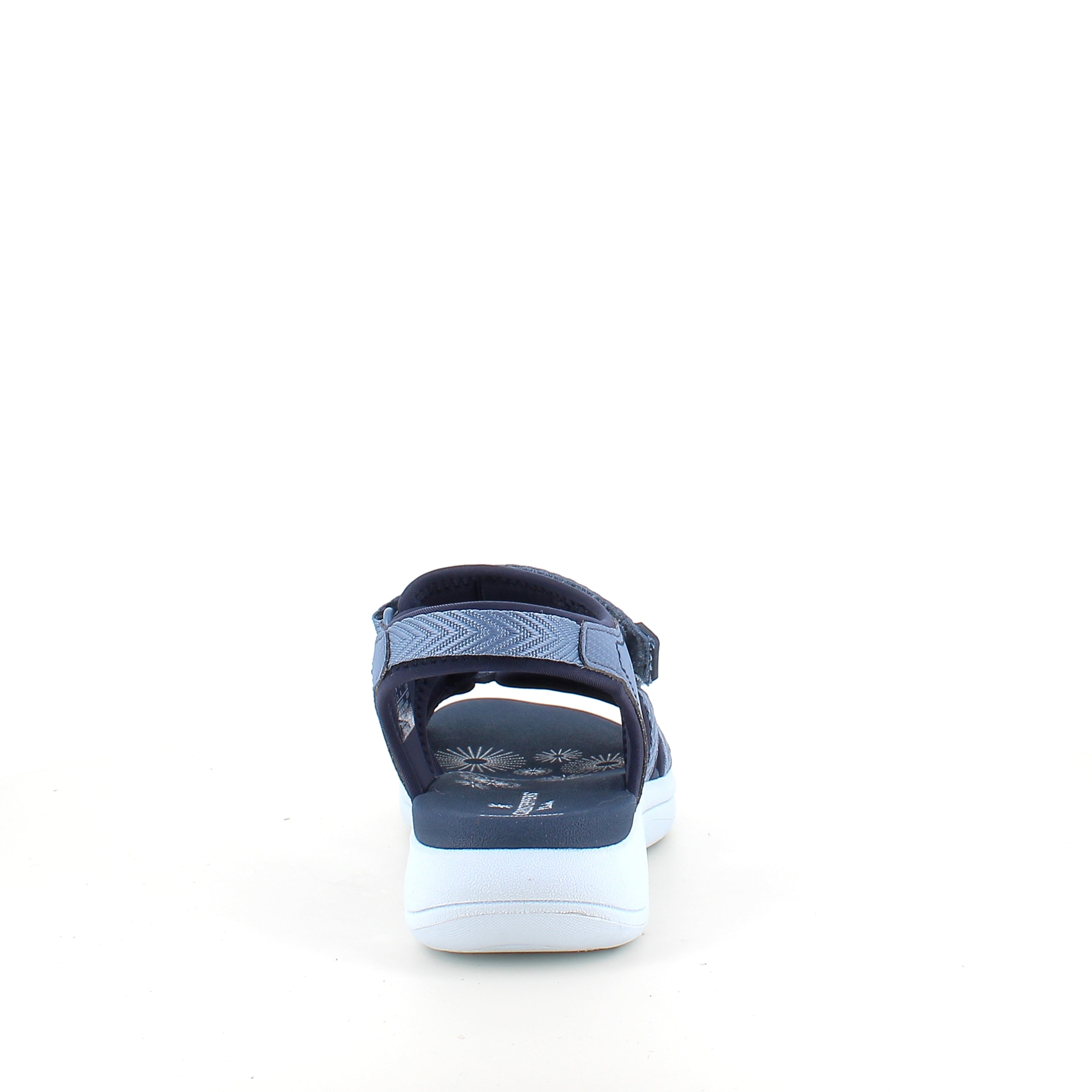 Clarks Cloudsteppers sandal i navy – let & stødabsorberende komfort til lange dage
