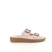 Cruz Noraja sandal i beige – Komfort & stabilitet til smalle fødder