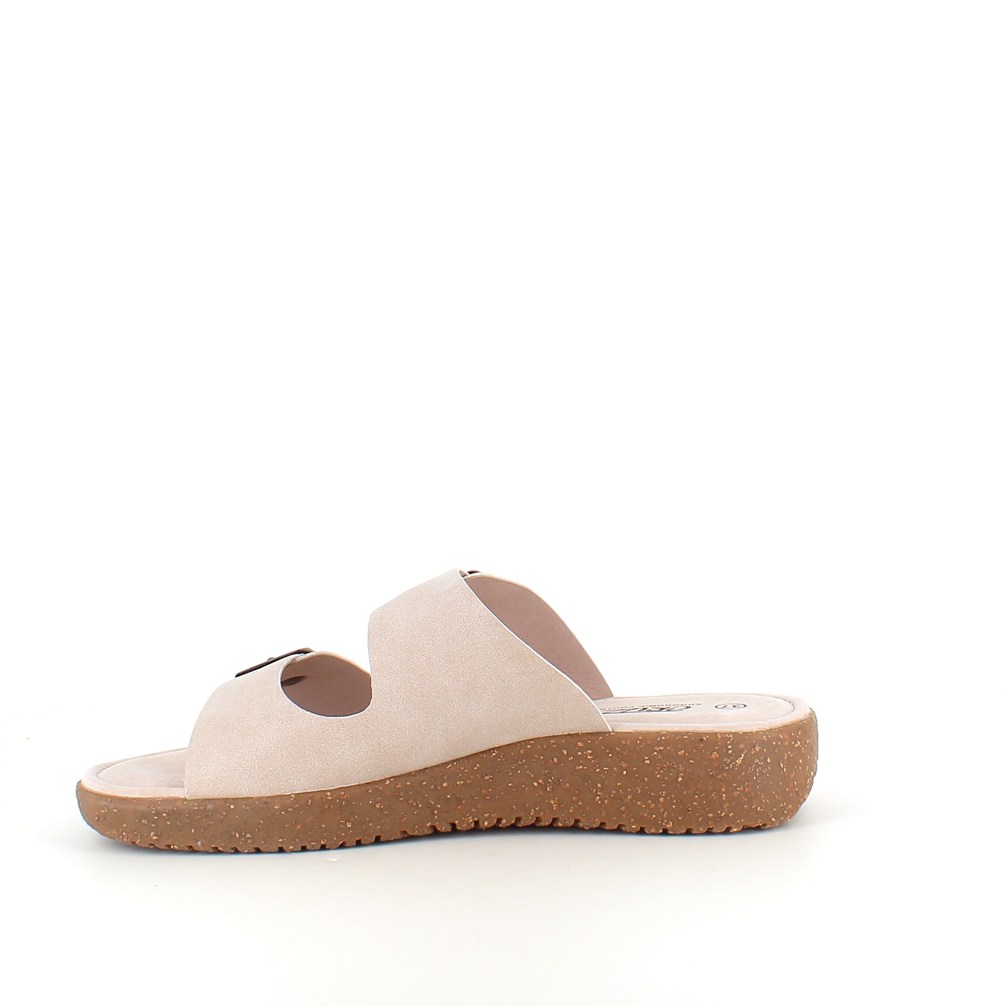 Cruz Noraja sandal i beige – Komfort & stabilitet til smalle fødder