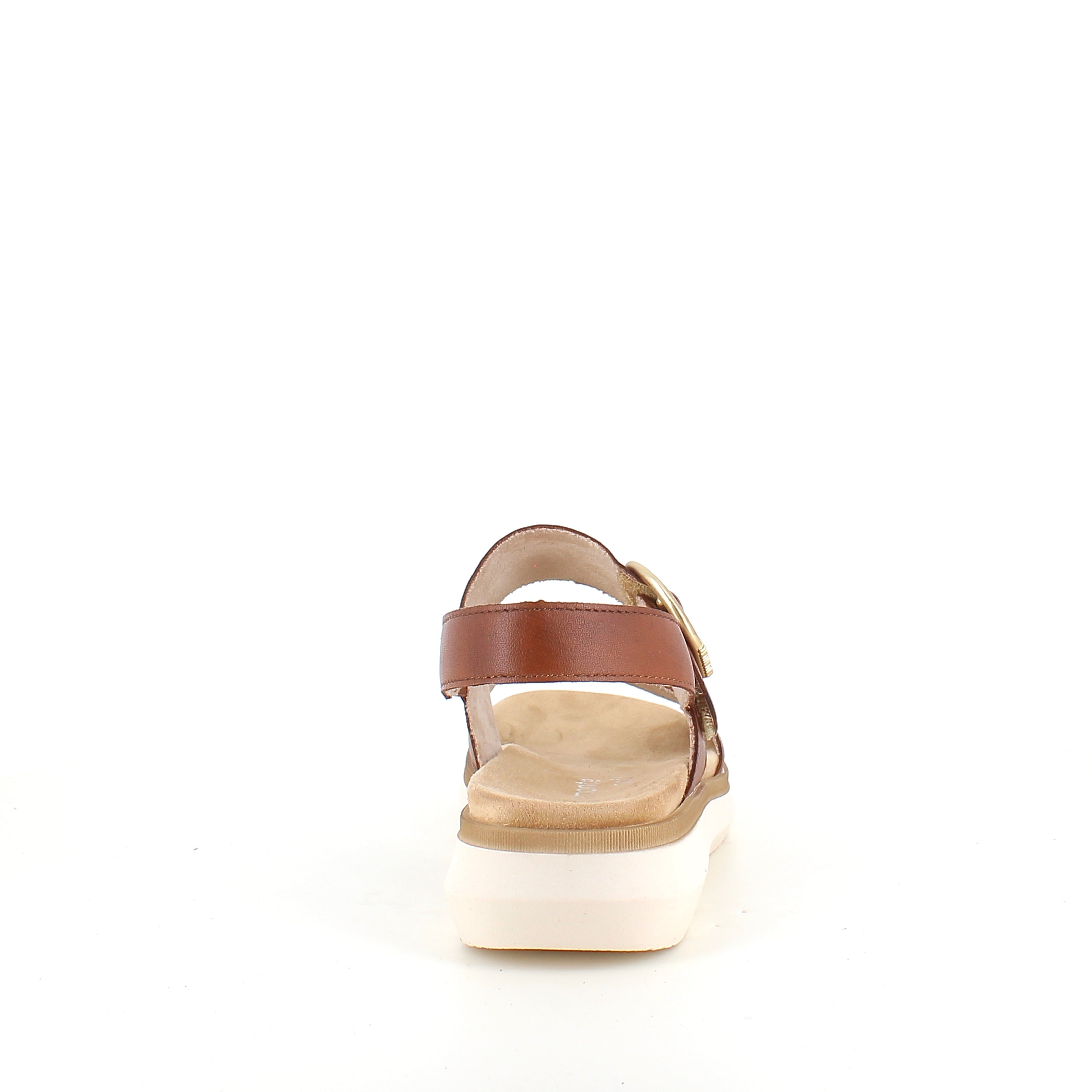 Remonte sandal i brun til dame – elegant komfort med Soft-sål & justerbar pasform