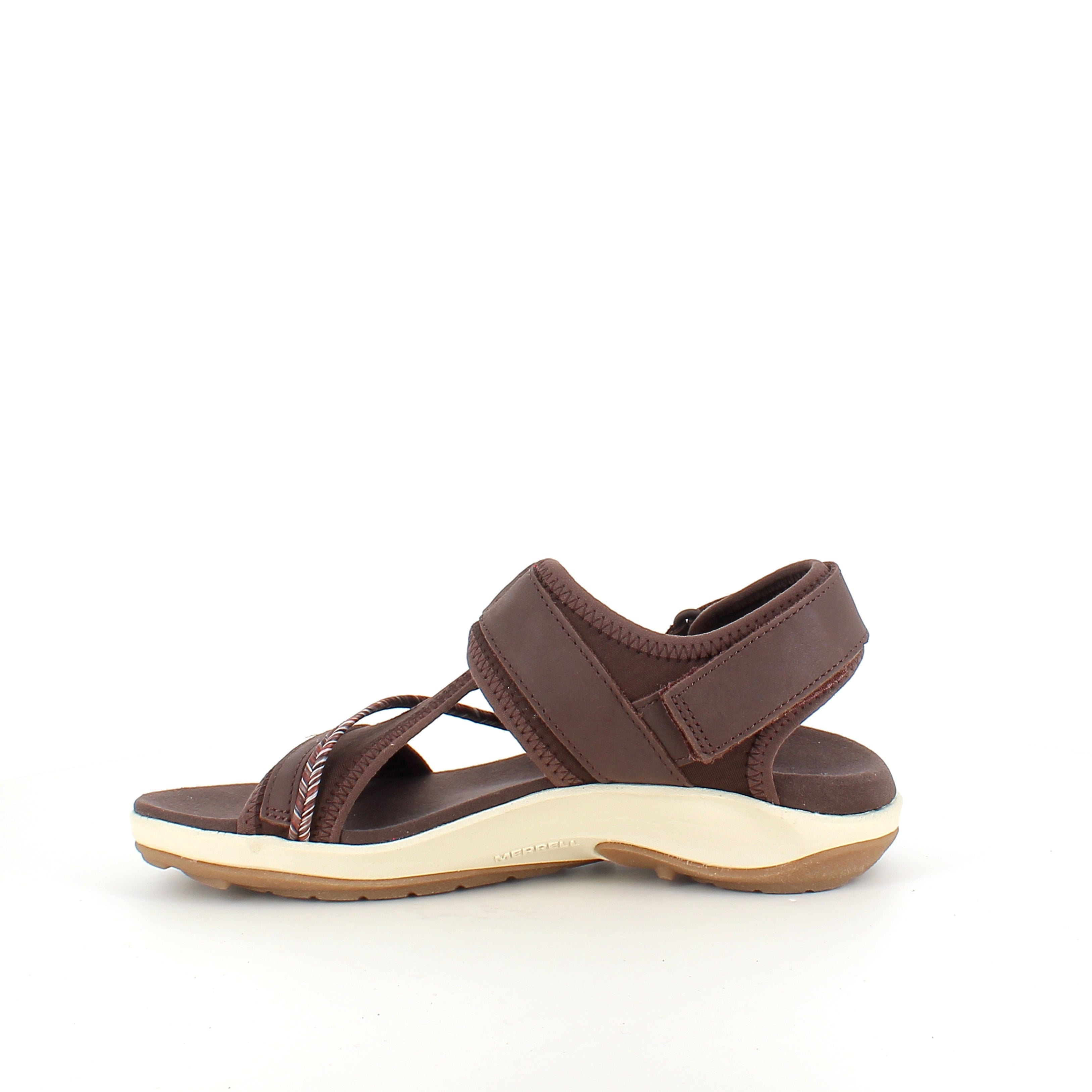 Brun Merrell sandal – let & komfortabel sandal med justerbar pasform