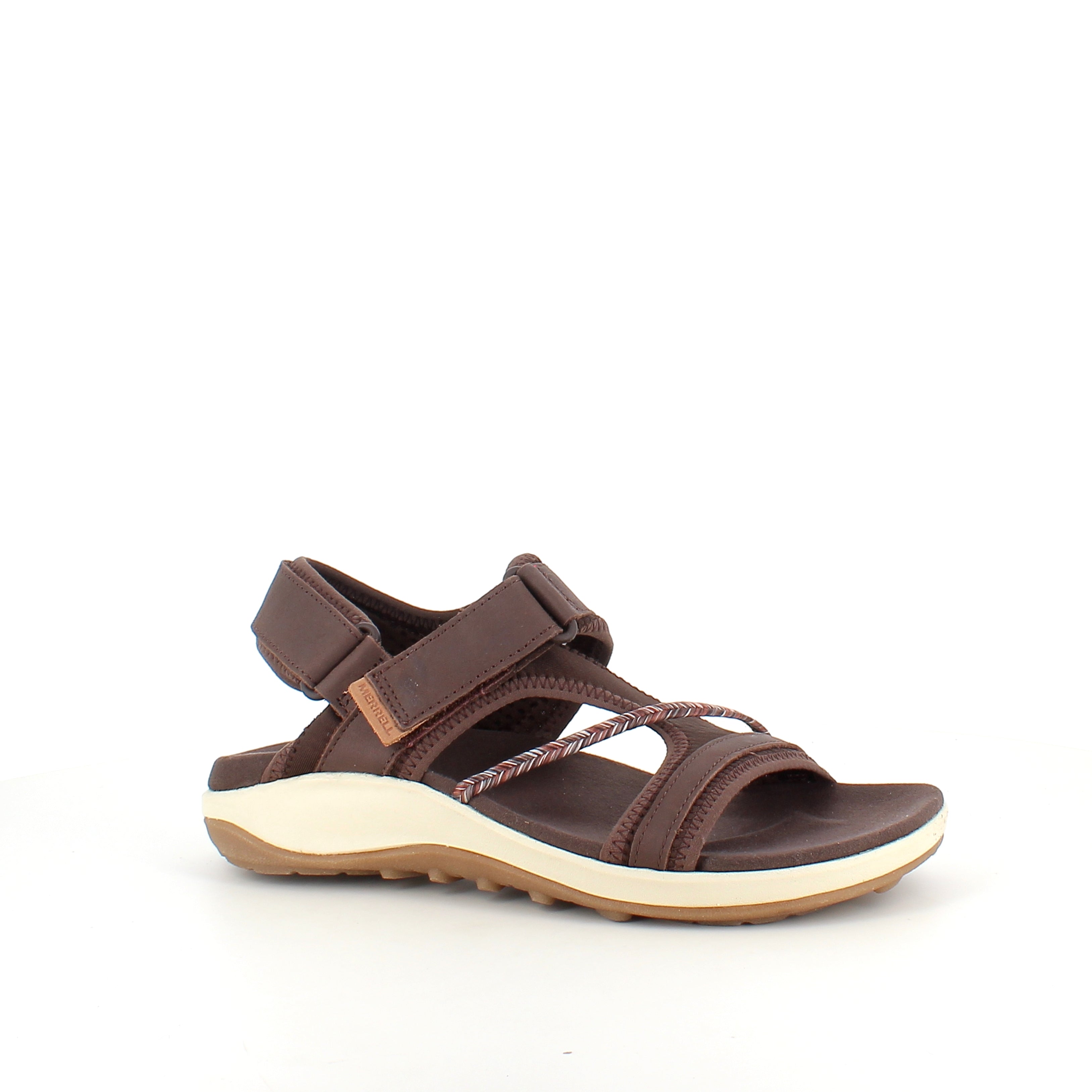 Brun Merrell sandal – let & komfortabel sandal med justerbar pasform