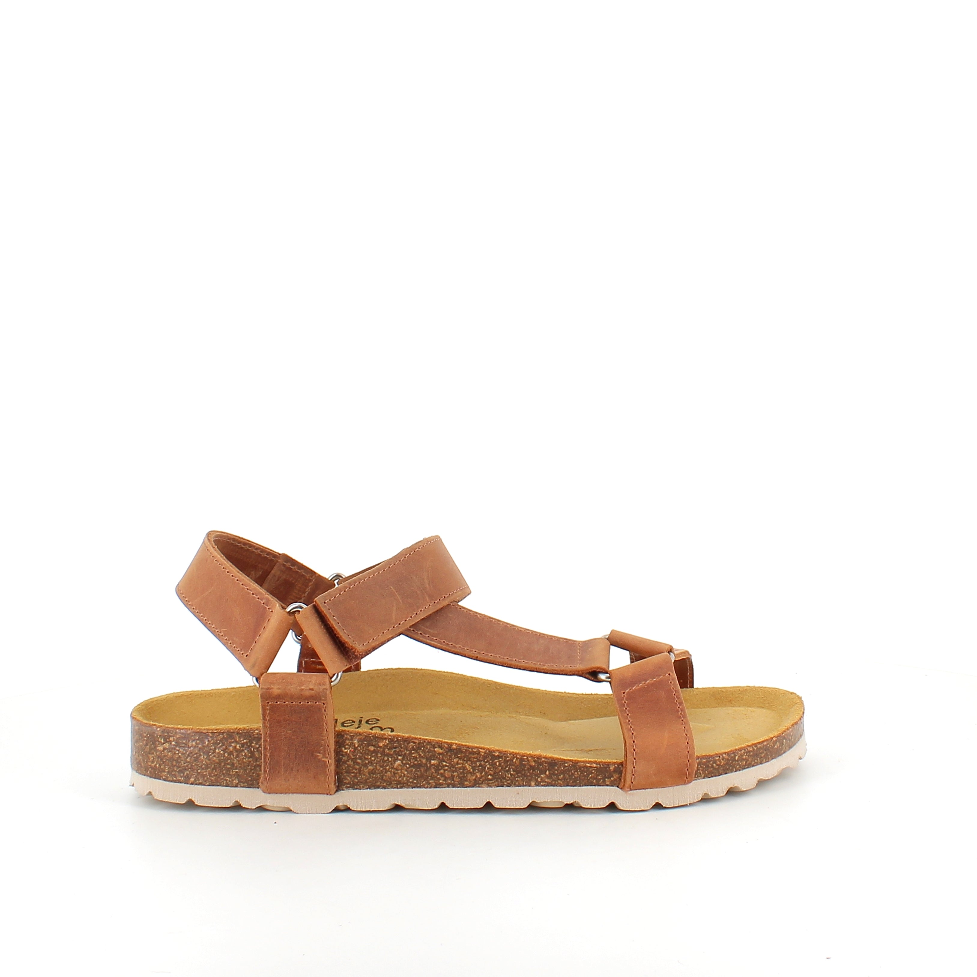 Crazy Brandi sandal i brun skind – komfort sandal med fast pasform | Sygeplejebutikken