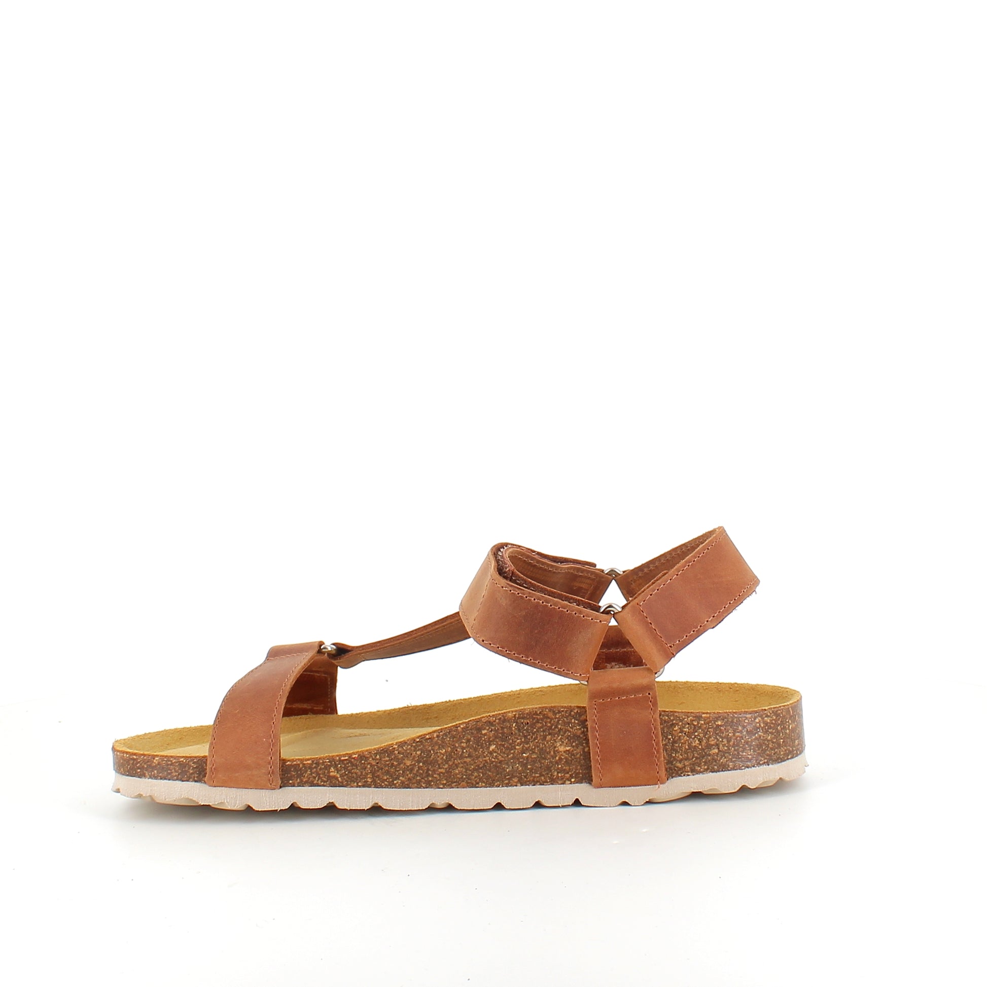 Crazy Brandi sandal i brun skind – komfort sandal med fast pasform | Sygeplejebutikken