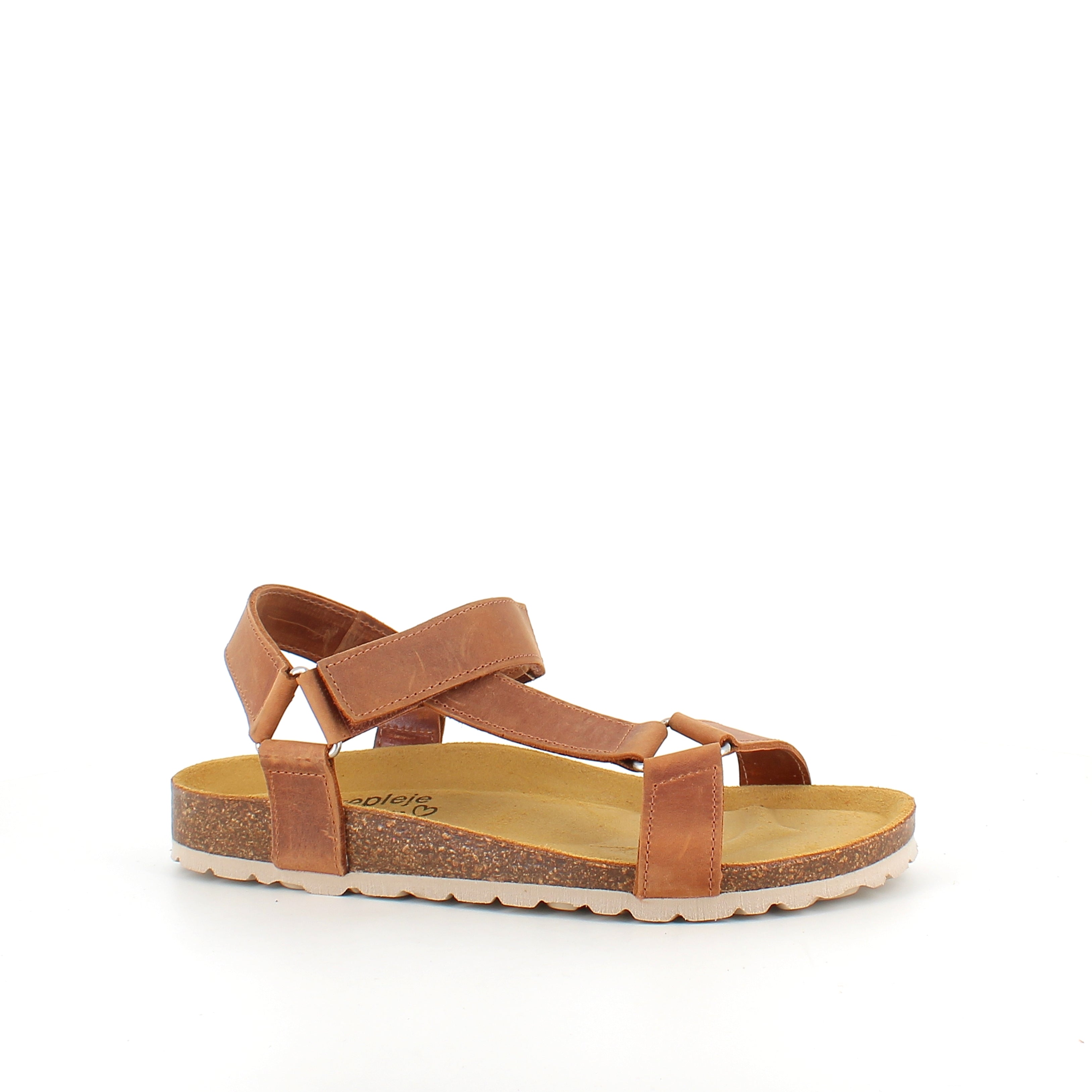 Crazy Brandi sandal i brun skind – komfort sandal med fast pasform | Sygeplejebutikken