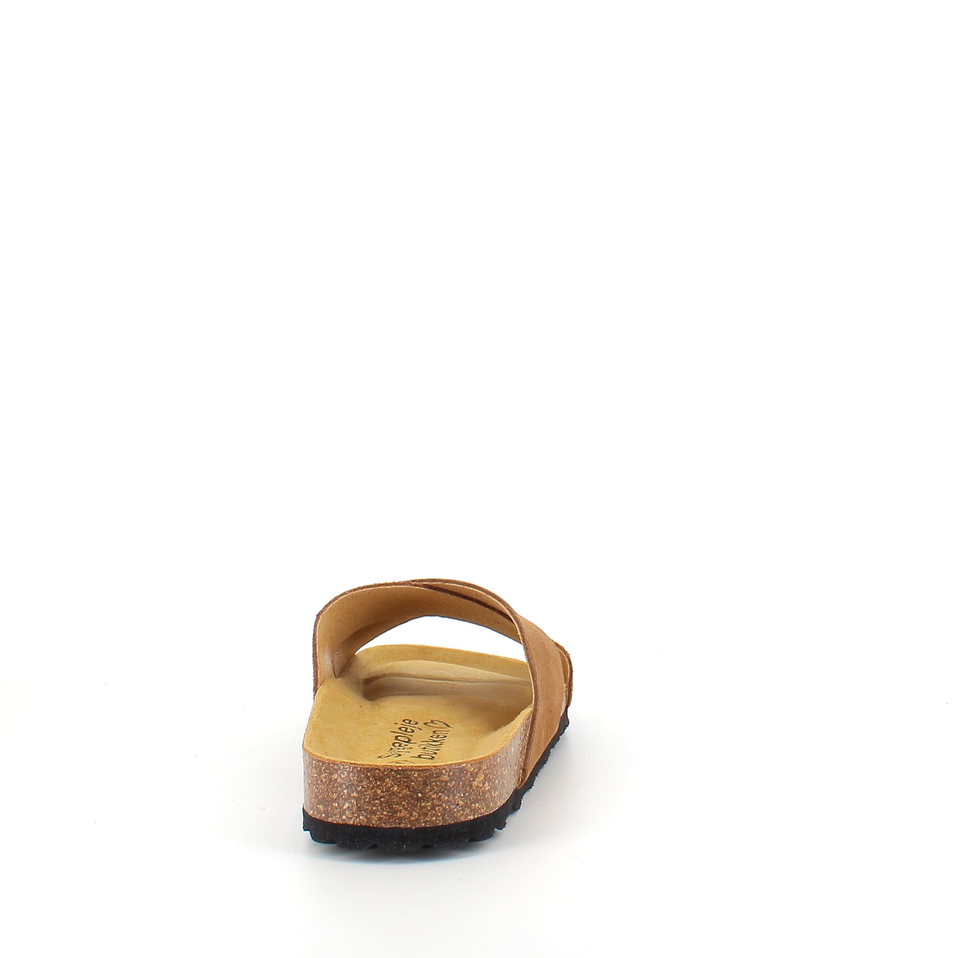 Serraje Roble – brun slip on sandal med krydsremme & komfort | Sygeplejebutikken