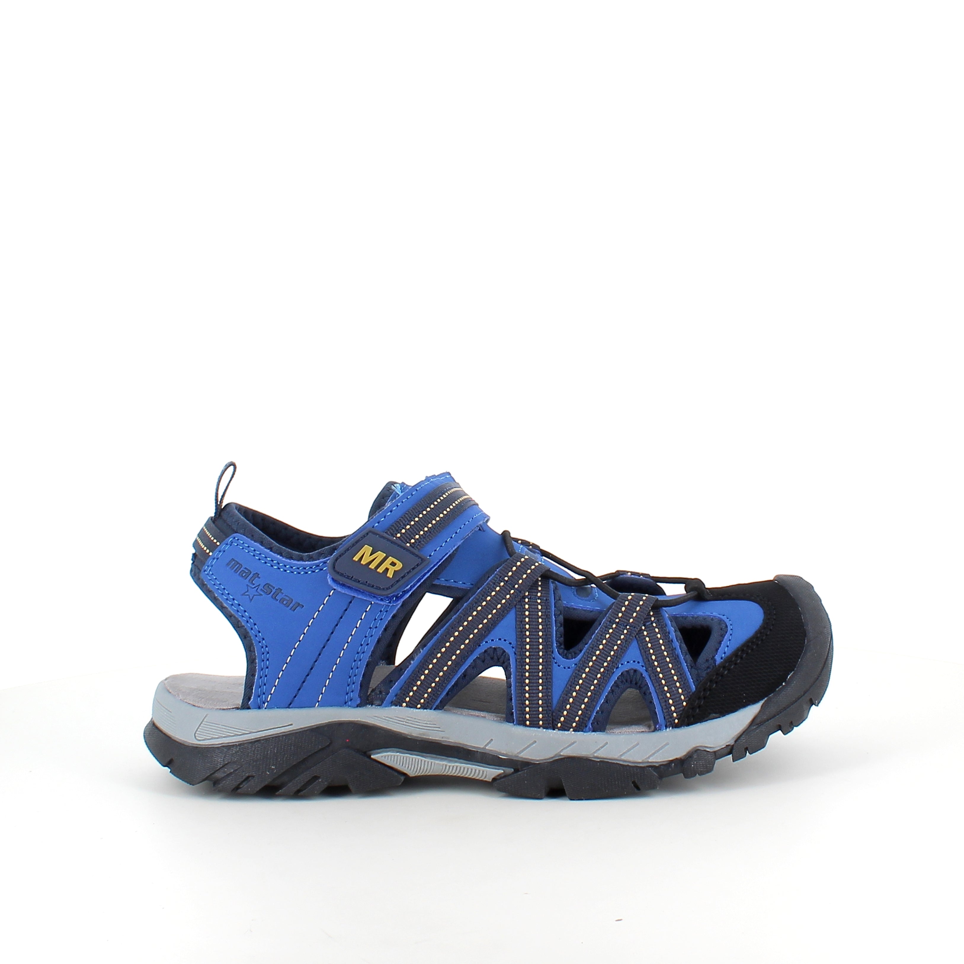 Robust vandresandal i blå med god støtte