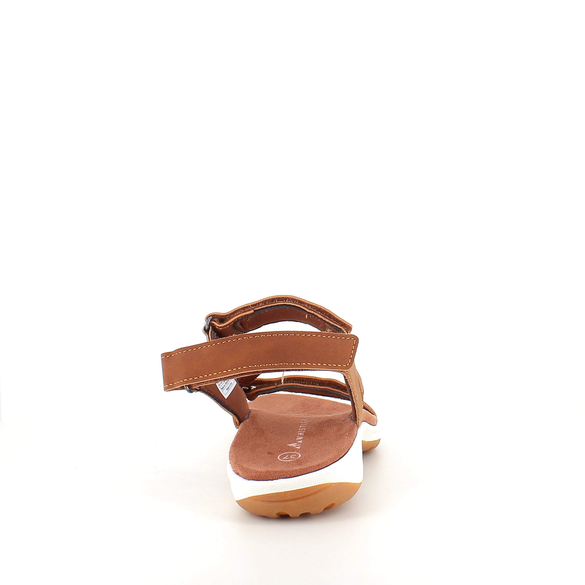 Malena W sandal – brun sandal med god svangstøtte & justerbare remme