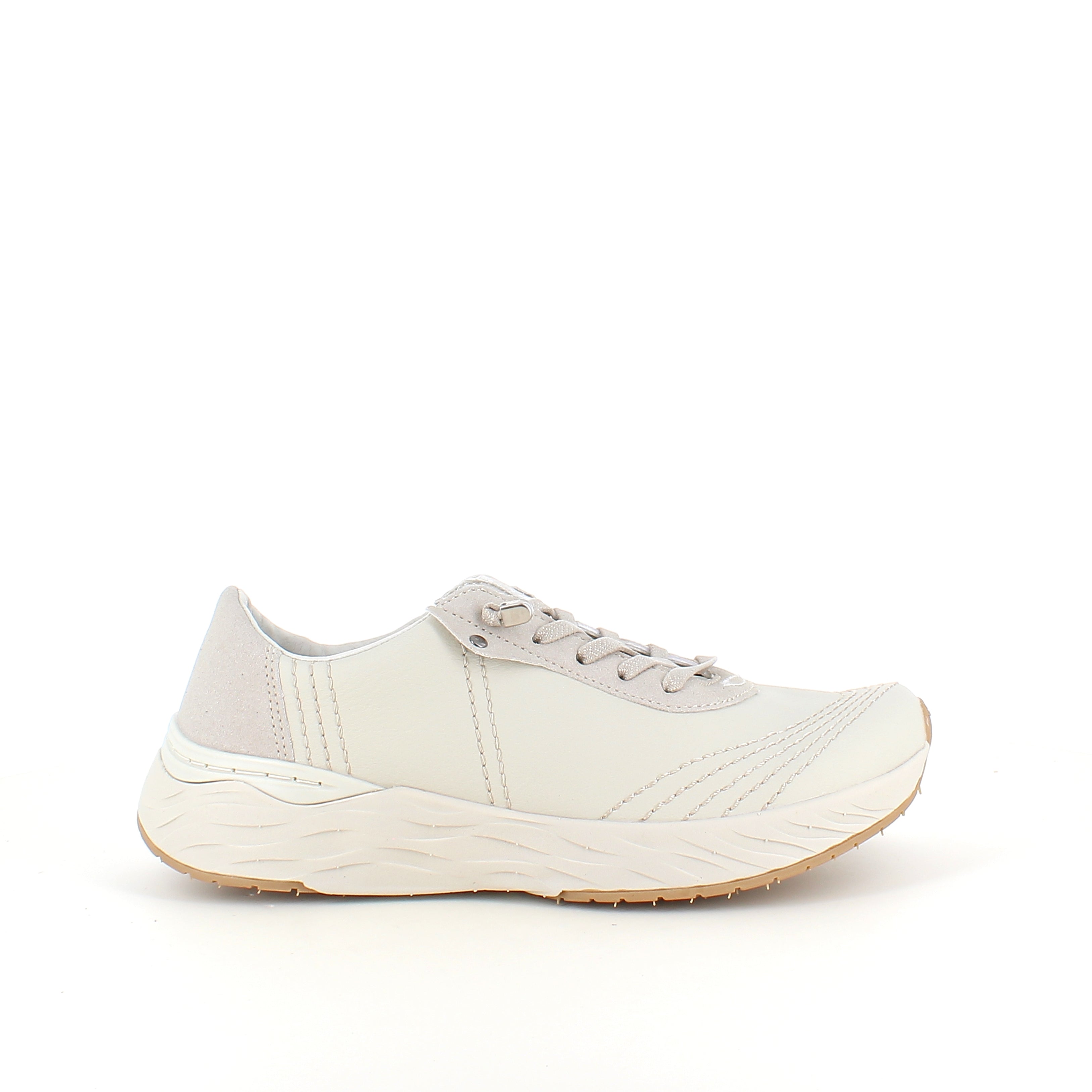 Beige Whistler sneaker med stødabsorbering og praktisk lynlås