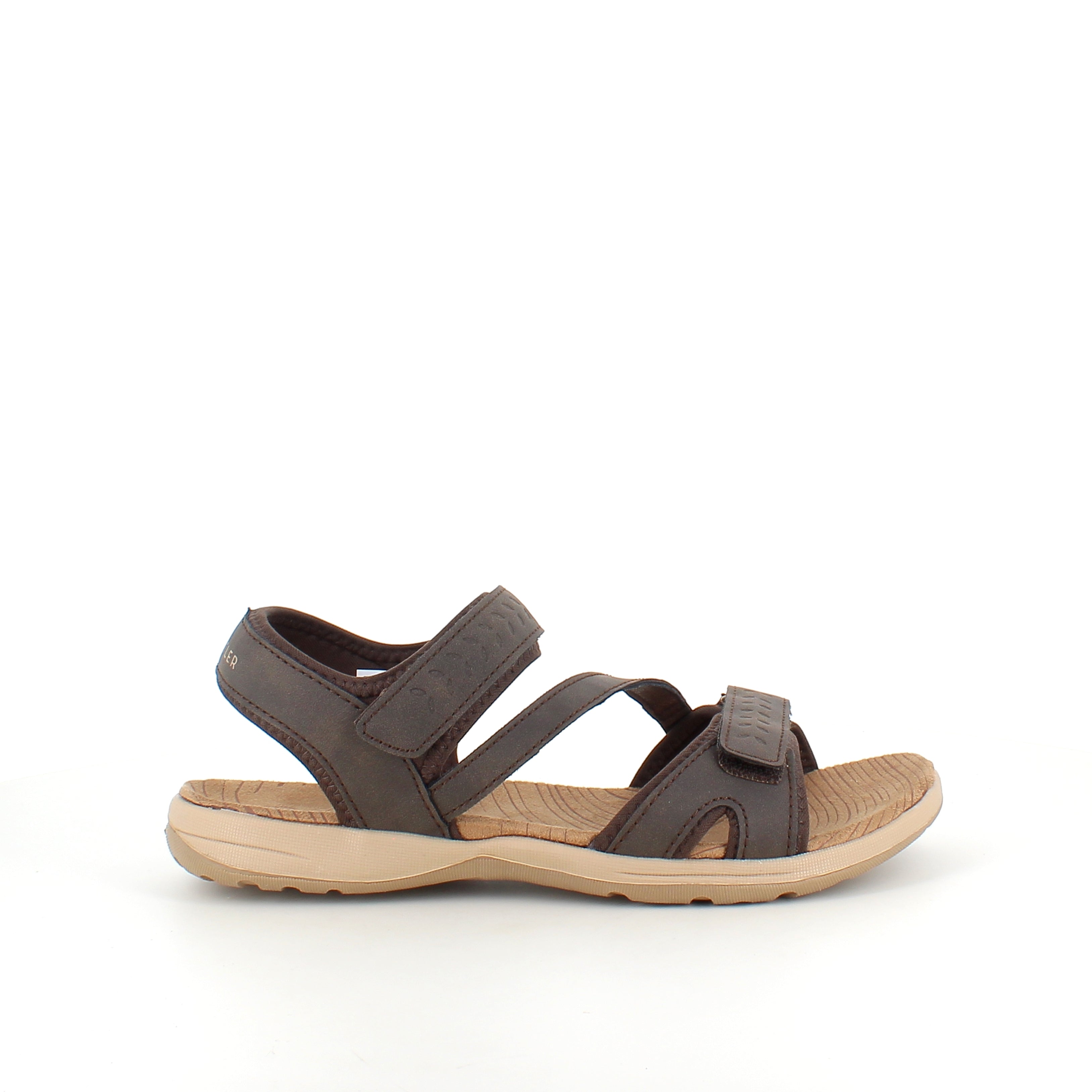 Whistler sandal i brun med stabil sål og justerbar pasform