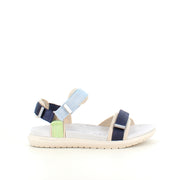 Woden sandal Moonstone Multi – Let & støttende i blå, grønne & beige nuancer