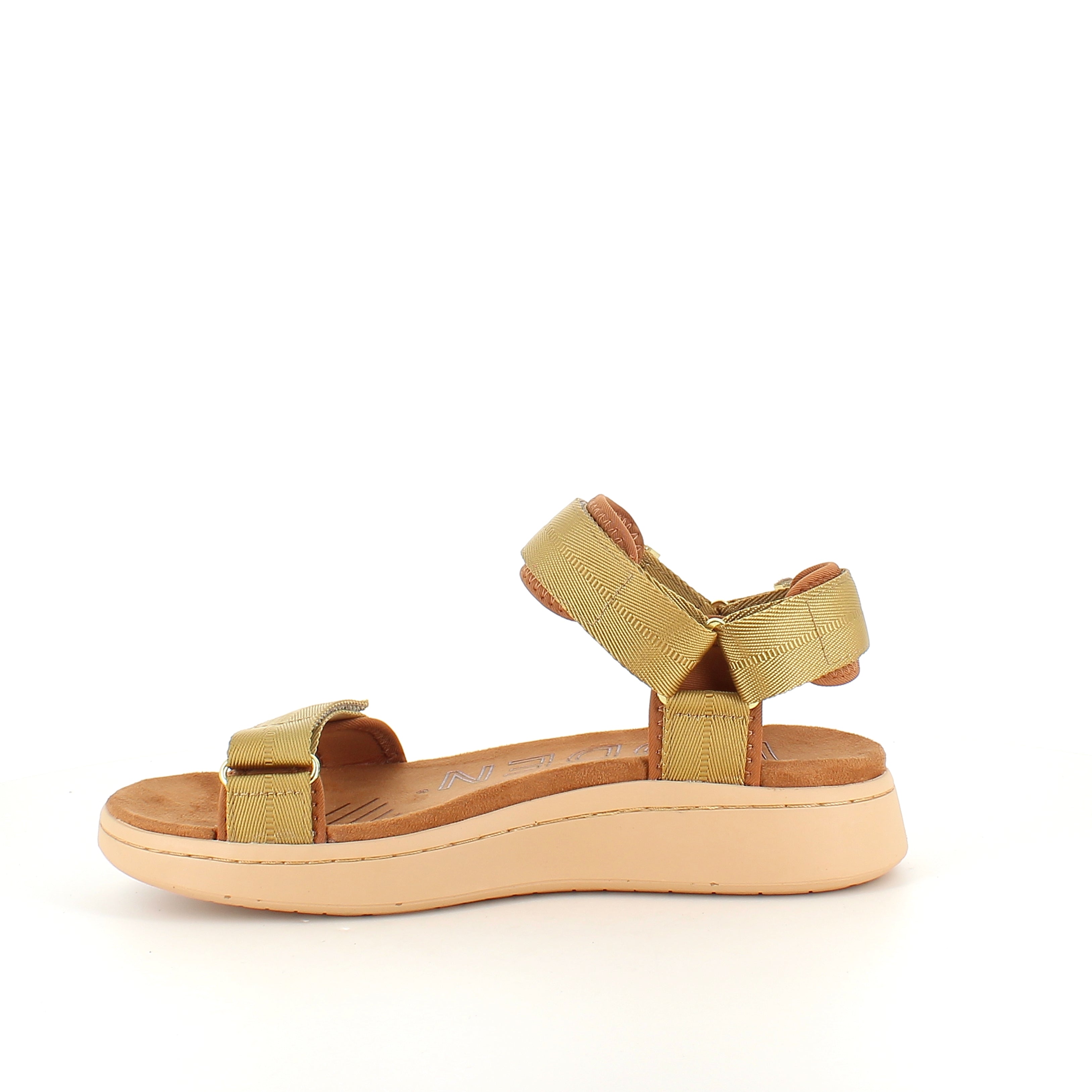 Woden sandal – Khaki (gylden nuance)