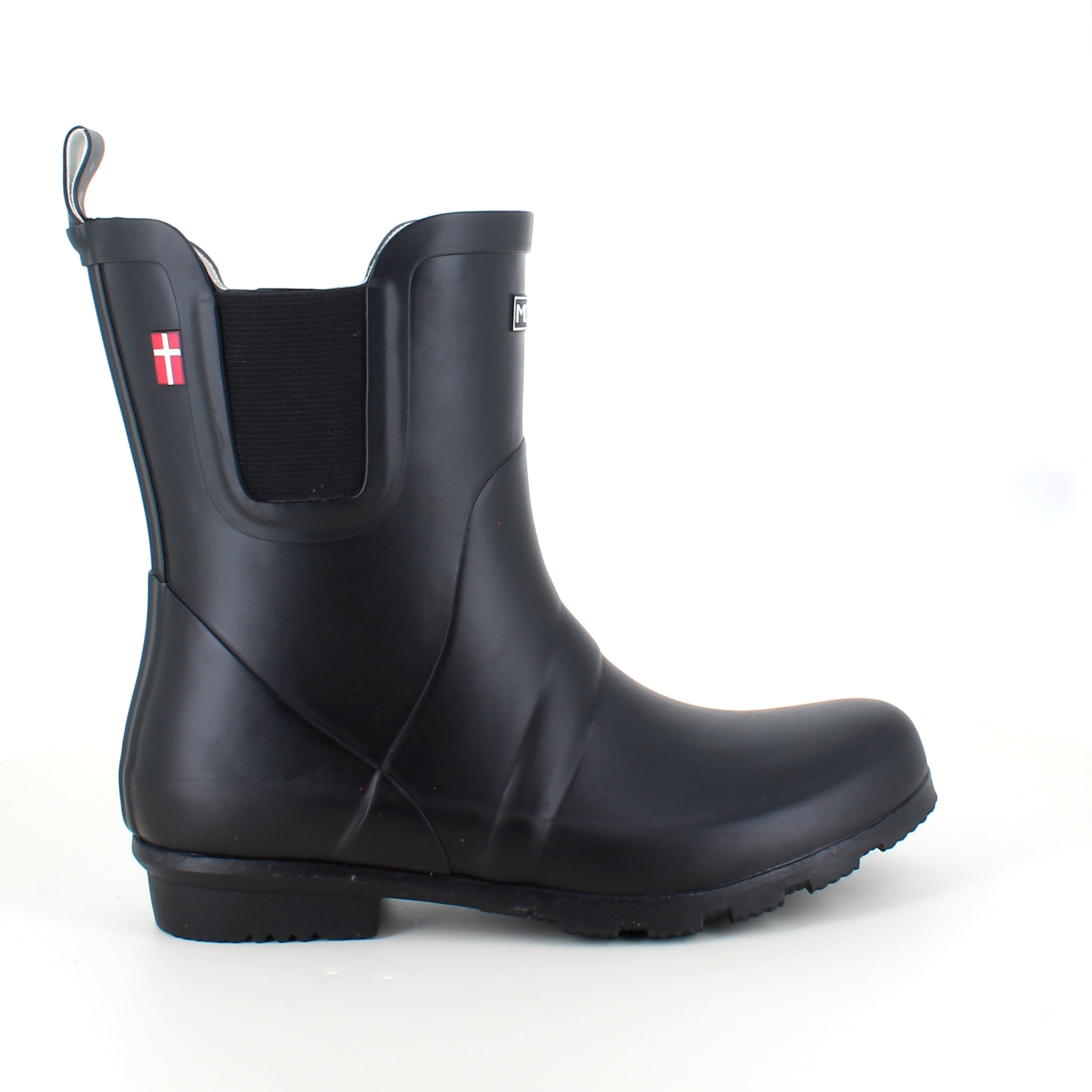Sort Mols gummistøvle med lavt skaft