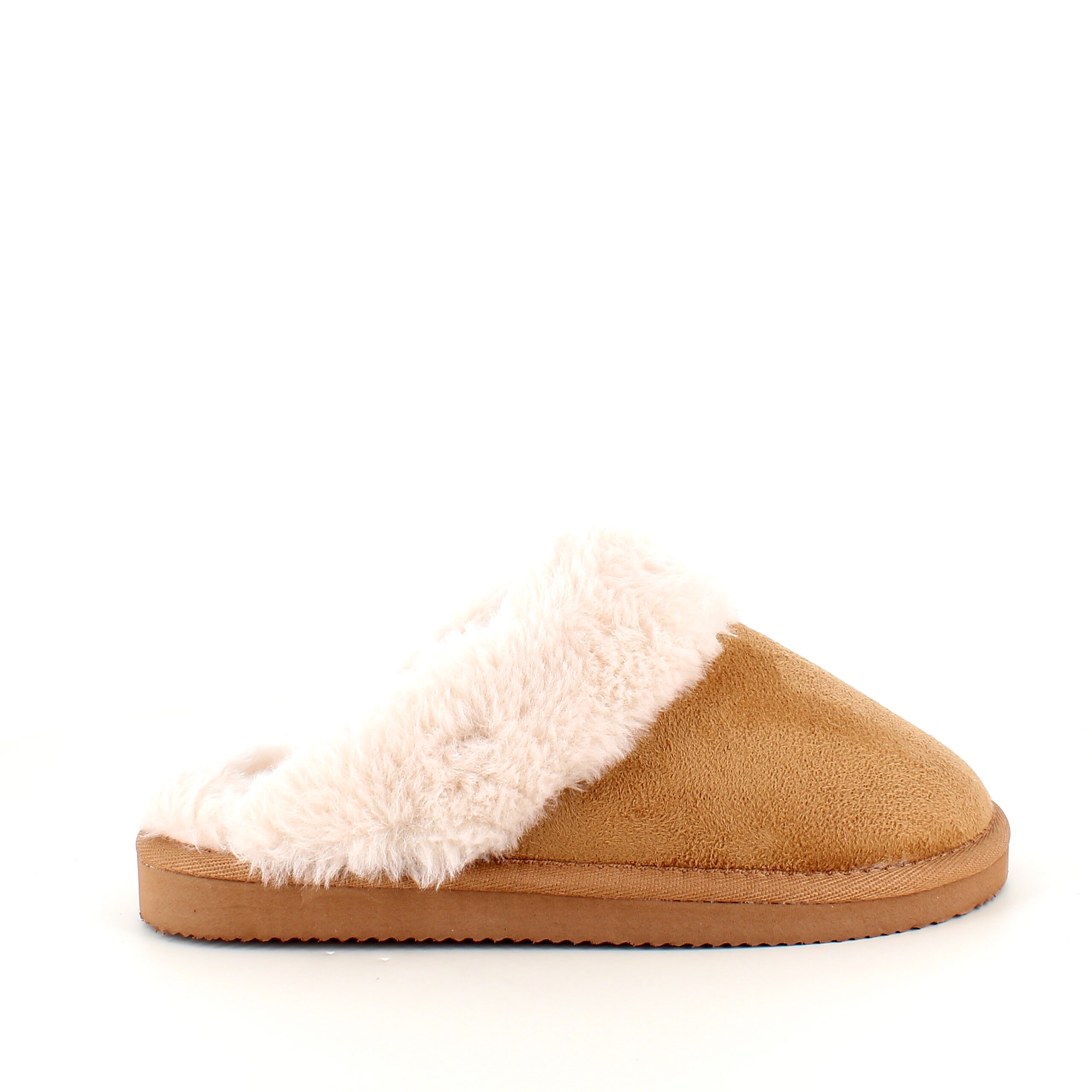 Brun Slip on hjemmesko med god bredde